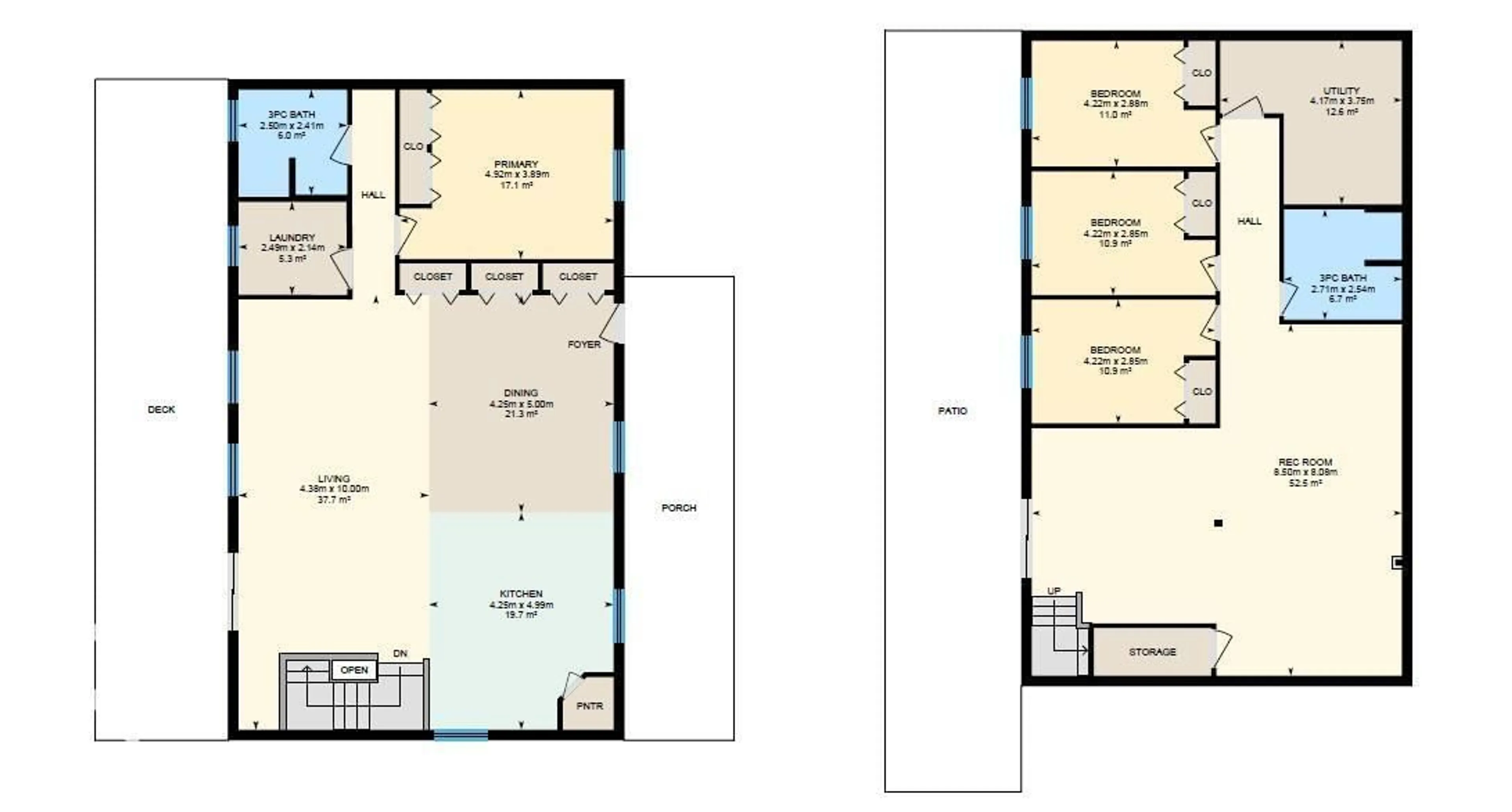 Floor plan for 418 MONS VIEW WAY, Rural Smoky Lake County Alberta T0A3C0
