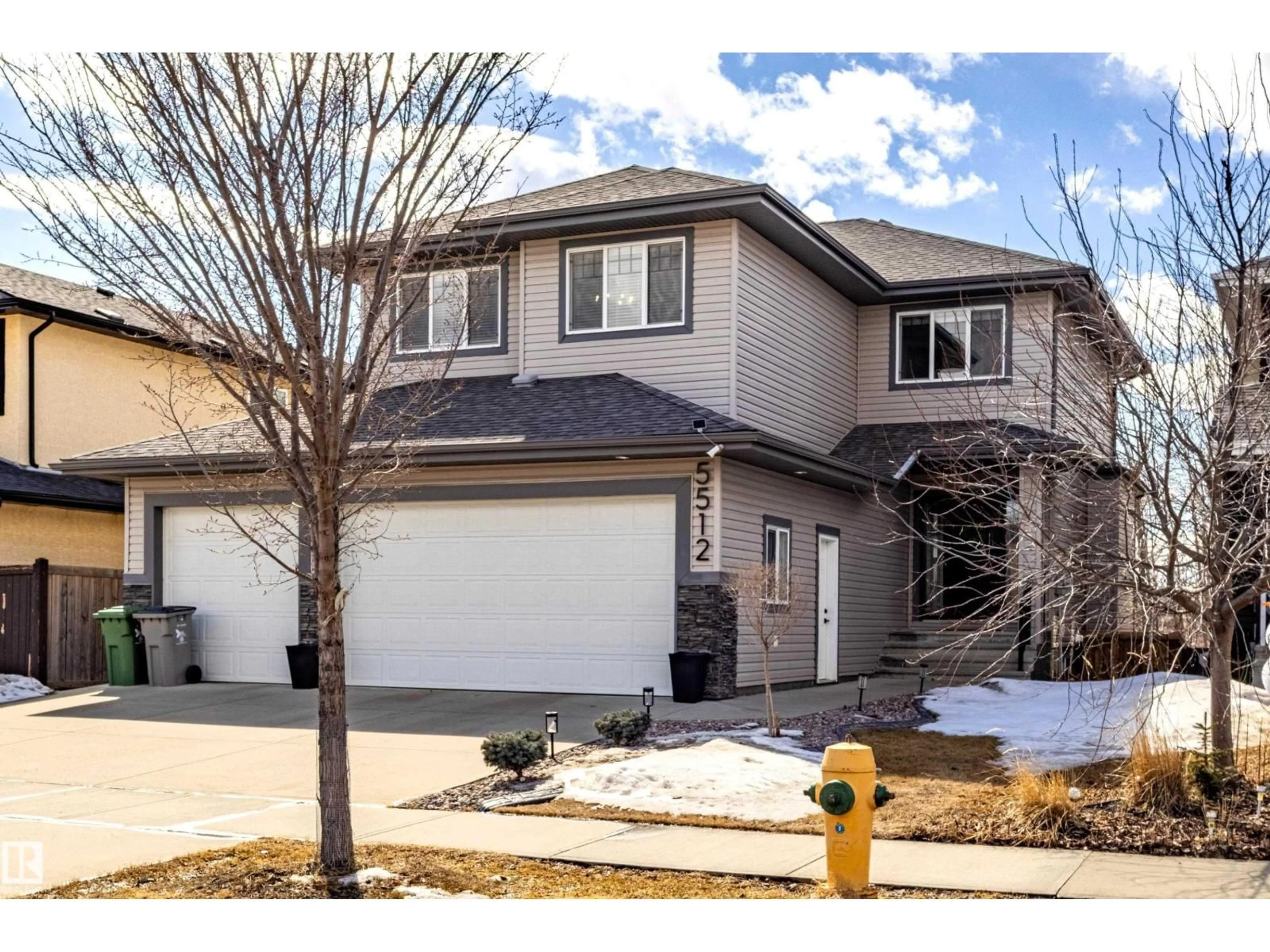 Home with vinyl exterior material, street for 5512 64 ST, Beaumont Alberta T4X0H1