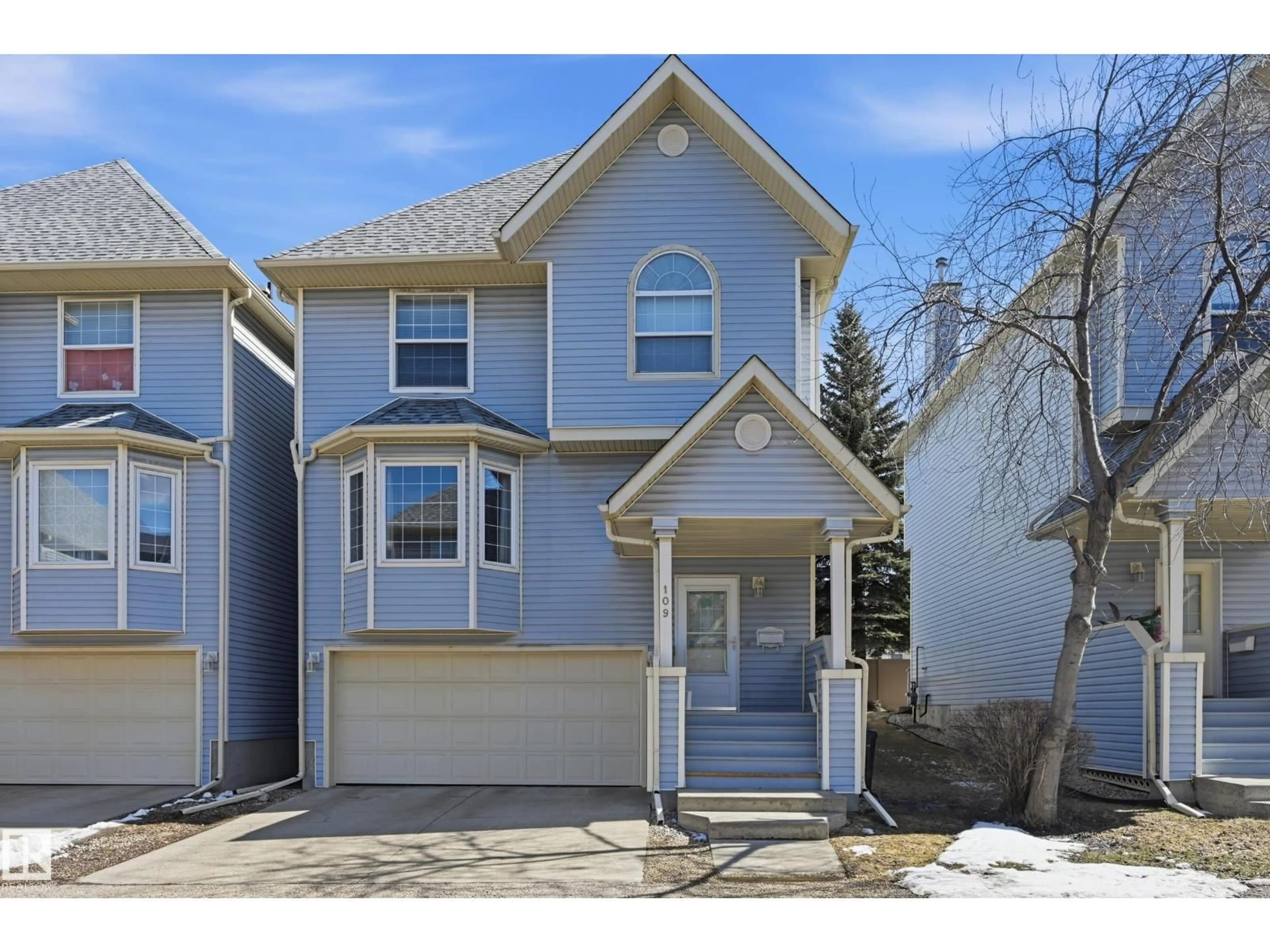 Home with vinyl exterior material, street for #109 - 1670 JAMHA RD, Edmonton Alberta T6L7B3