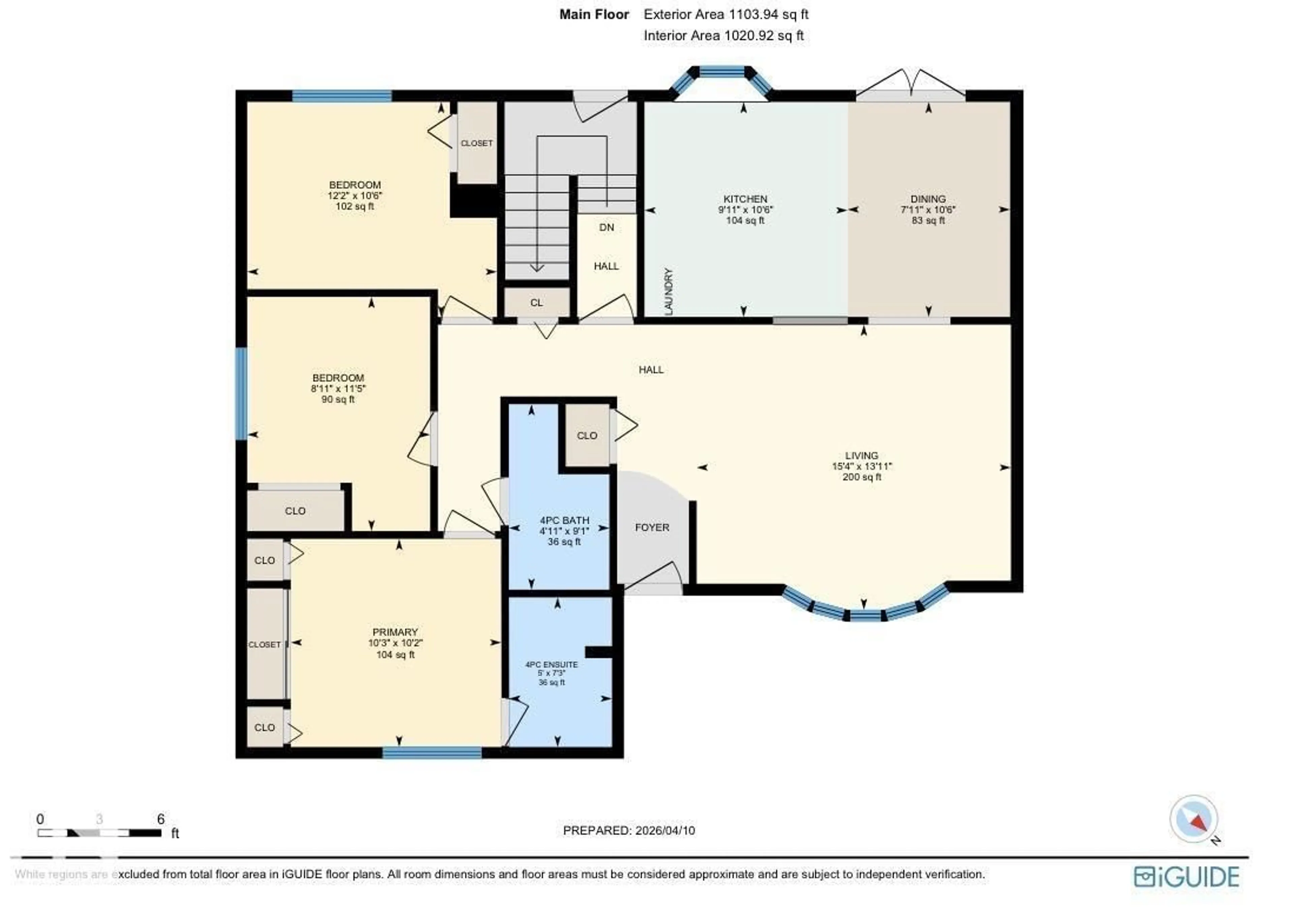 Floor plan for 4324 70 ST, Edmonton Alberta T6K0V1