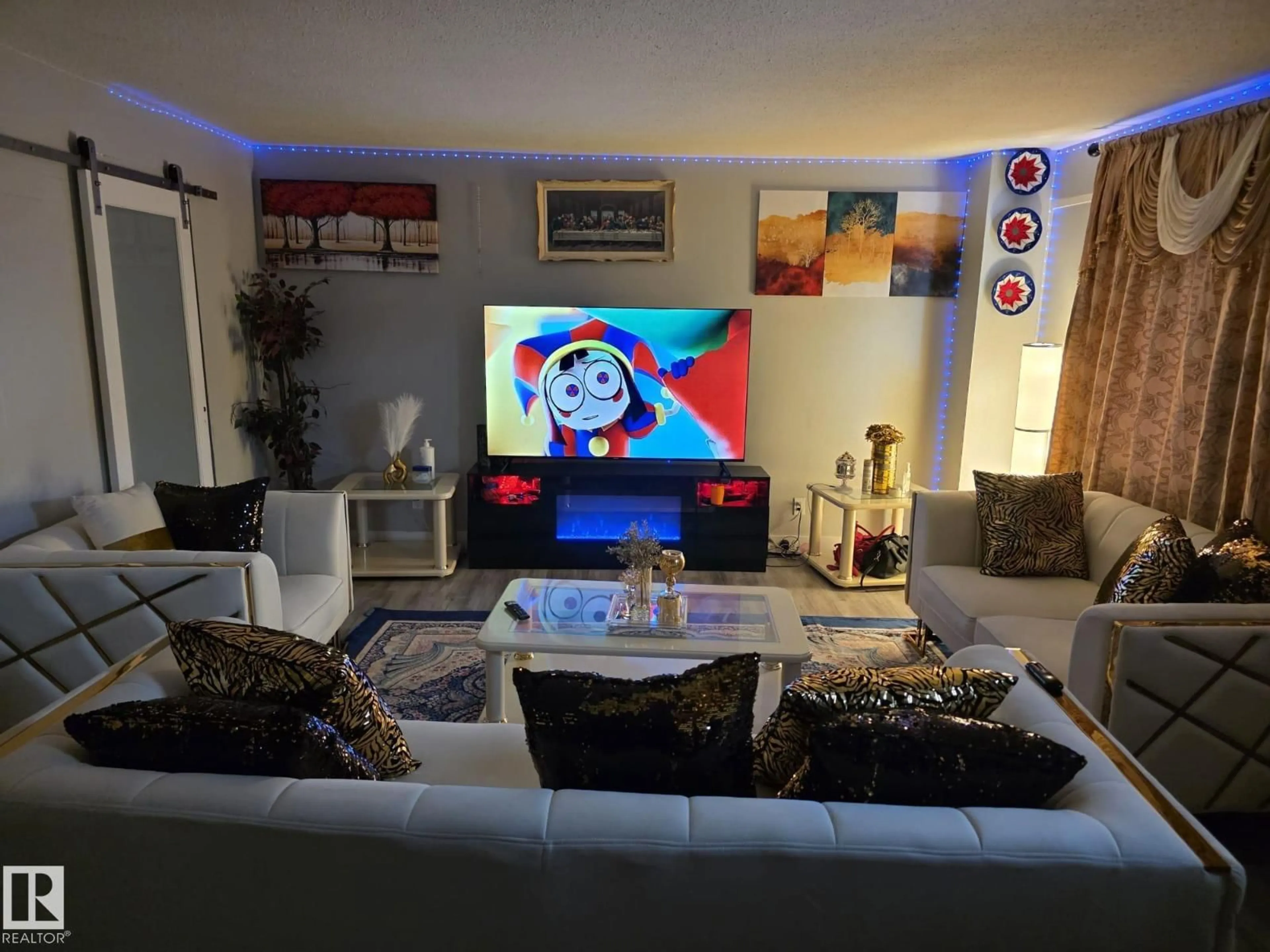 Home theater for NW - 312 VILLAGE ON THE GREEN GR, Edmonton Alberta T5A1H2