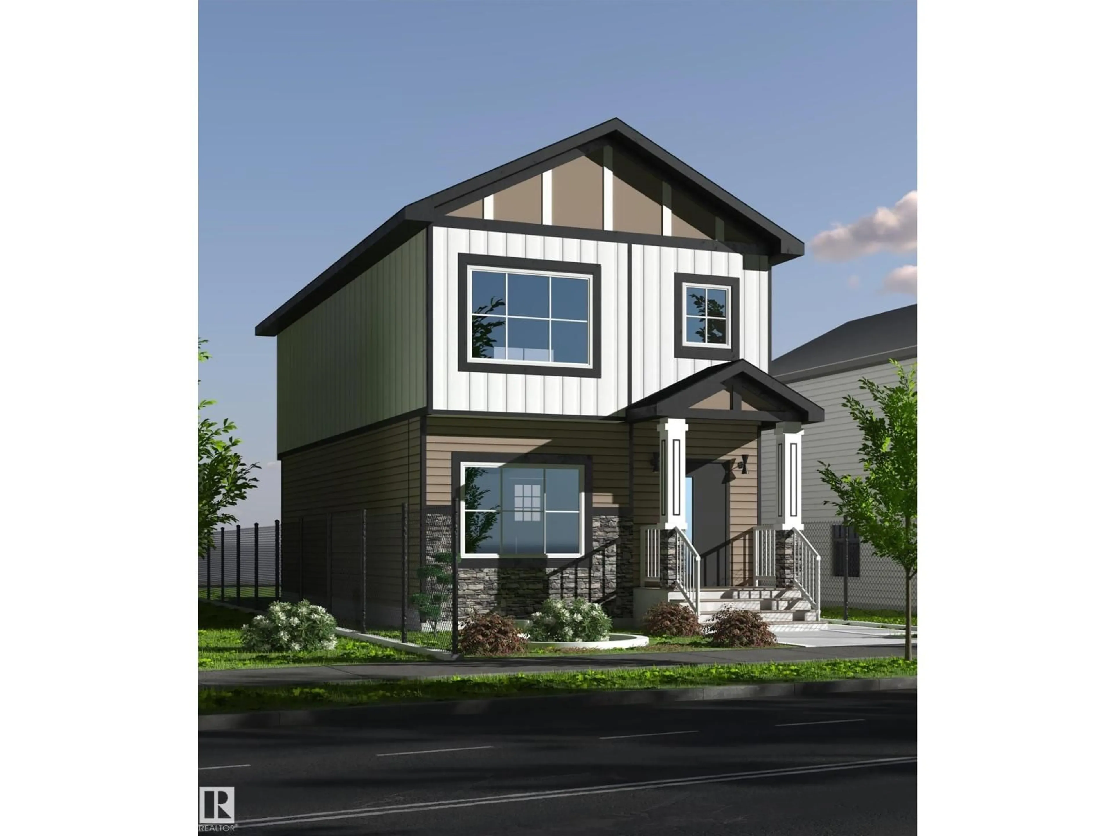 Home with vinyl exterior material, street for 10209 92A AV, Morinville Alberta T8R2R4