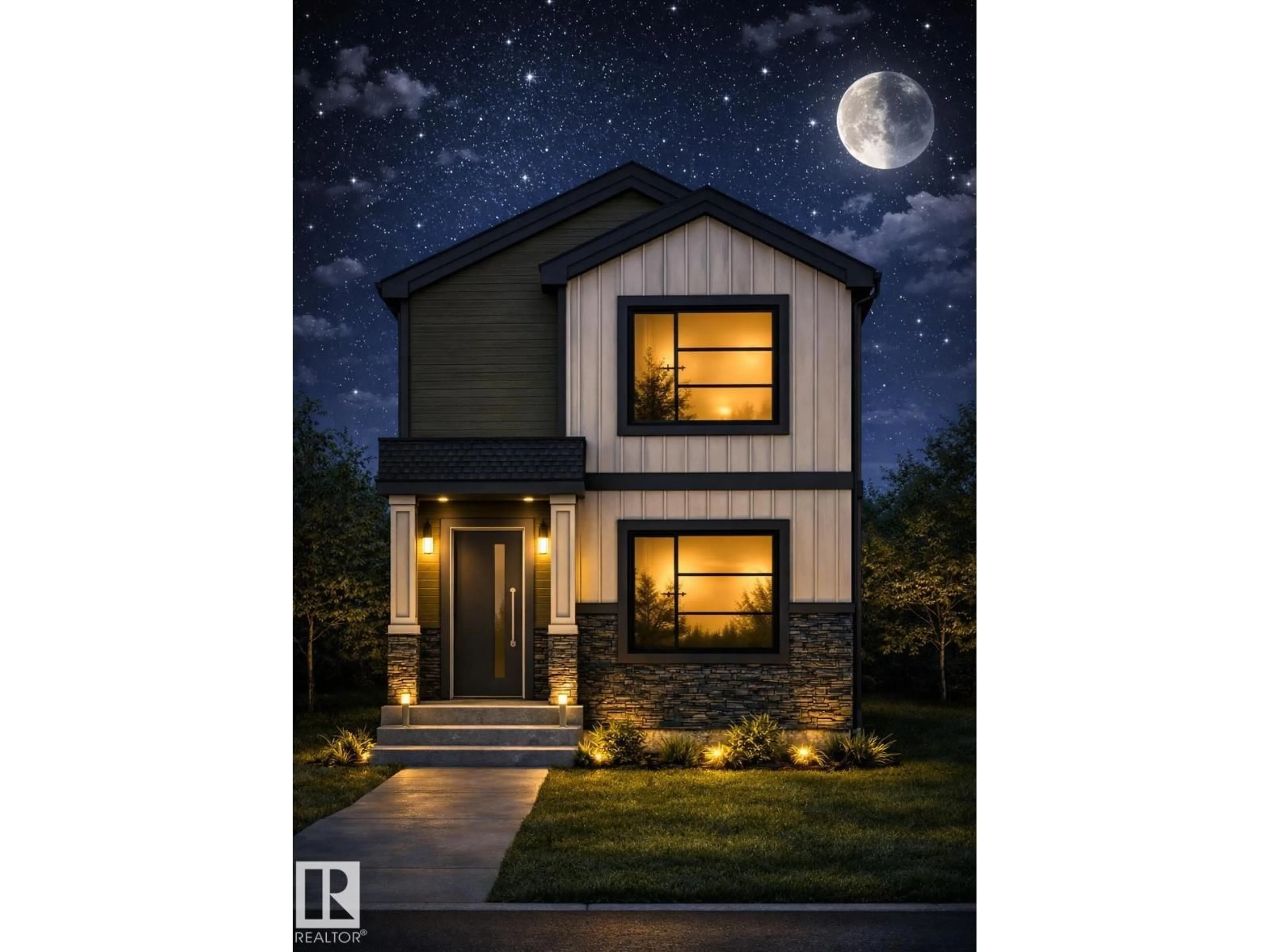 Home with vinyl exterior material, street for 10201 92A AVE, Morinville Alberta T8R2R4