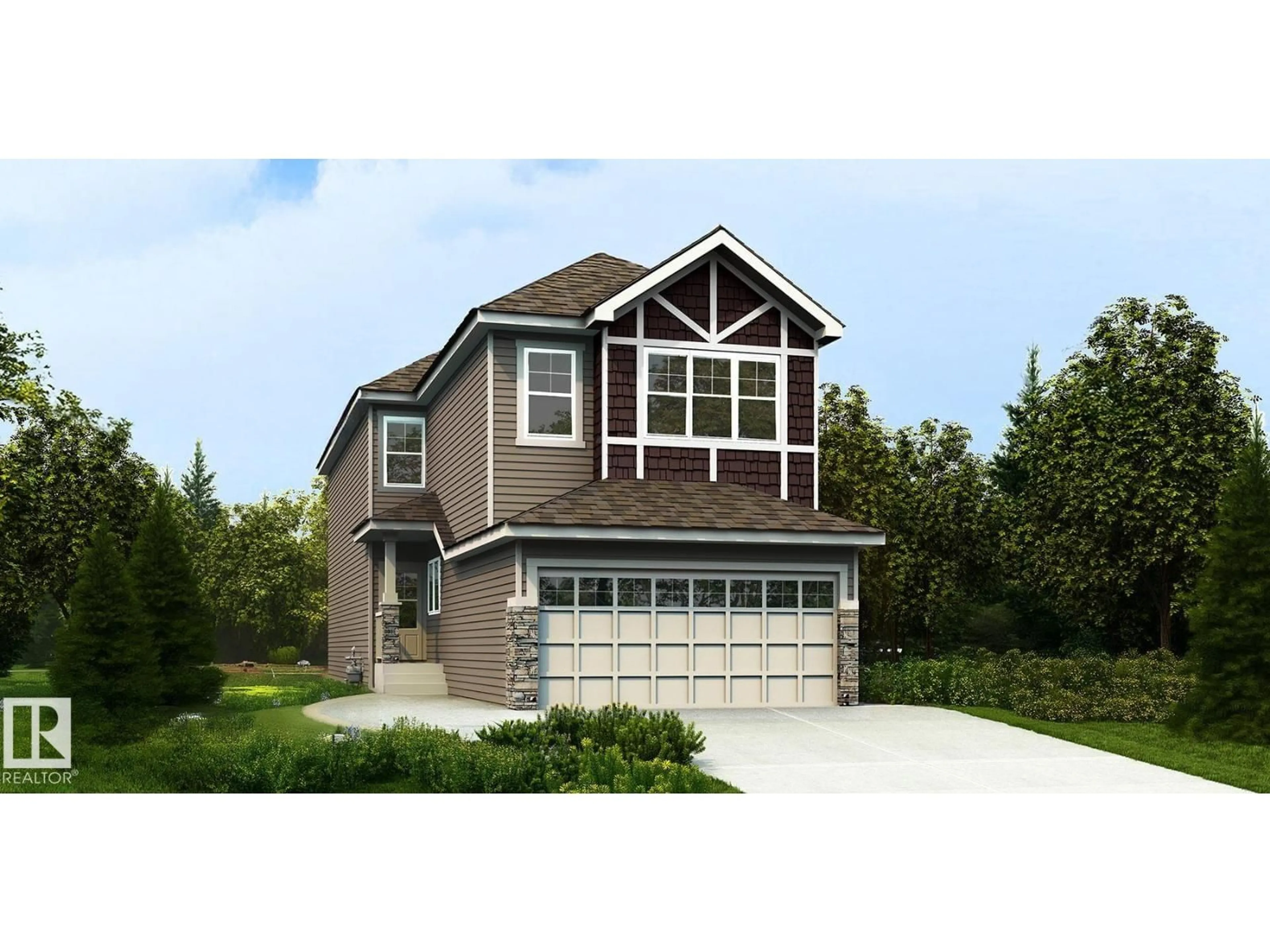 Home with vinyl exterior material, street for SW - 5005 CAWSEY LI, Edmonton Alberta T6W5G4
