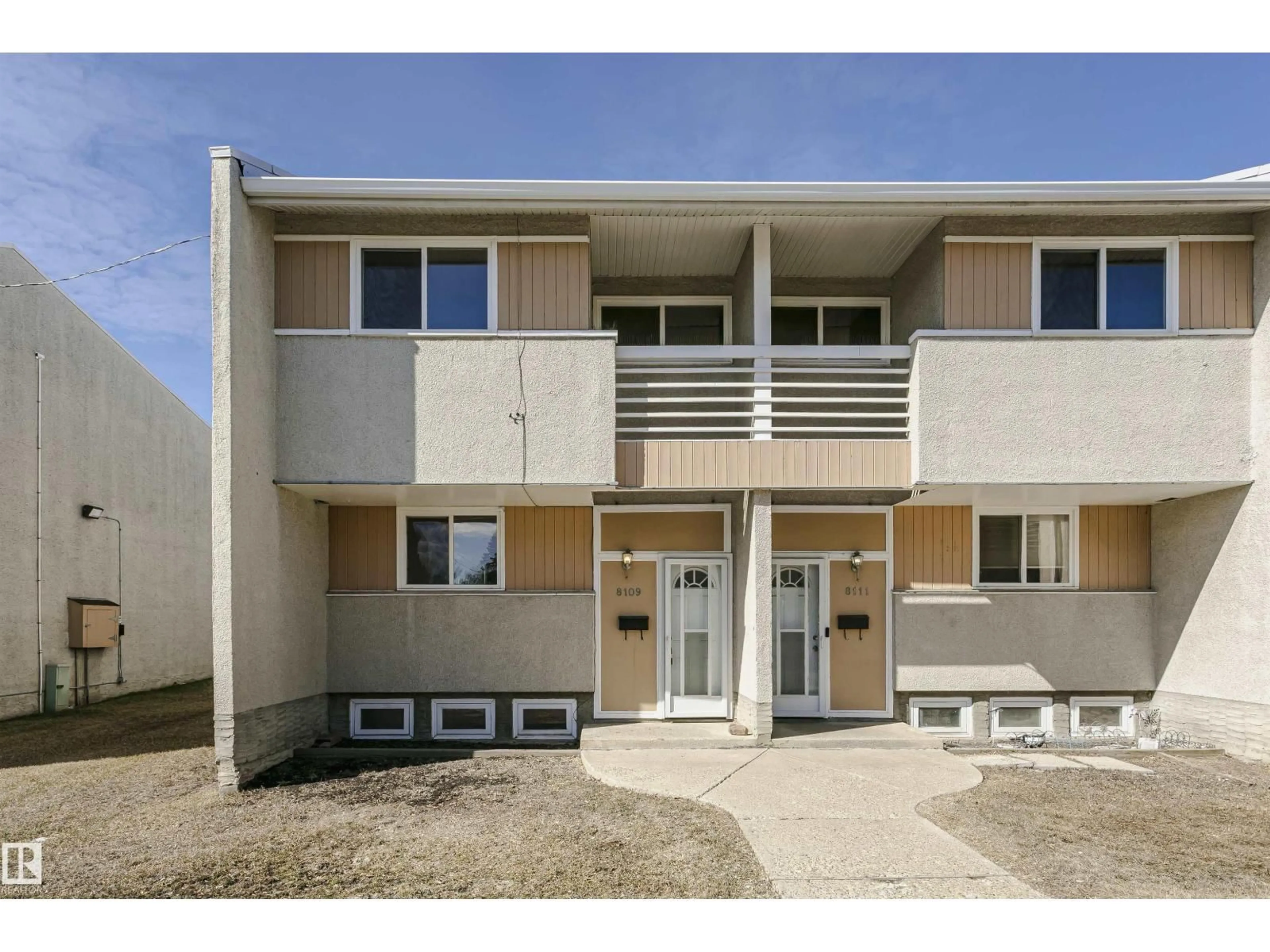 Home with vinyl exterior material, street for 8109 132A AV, Edmonton Alberta T5C2C9