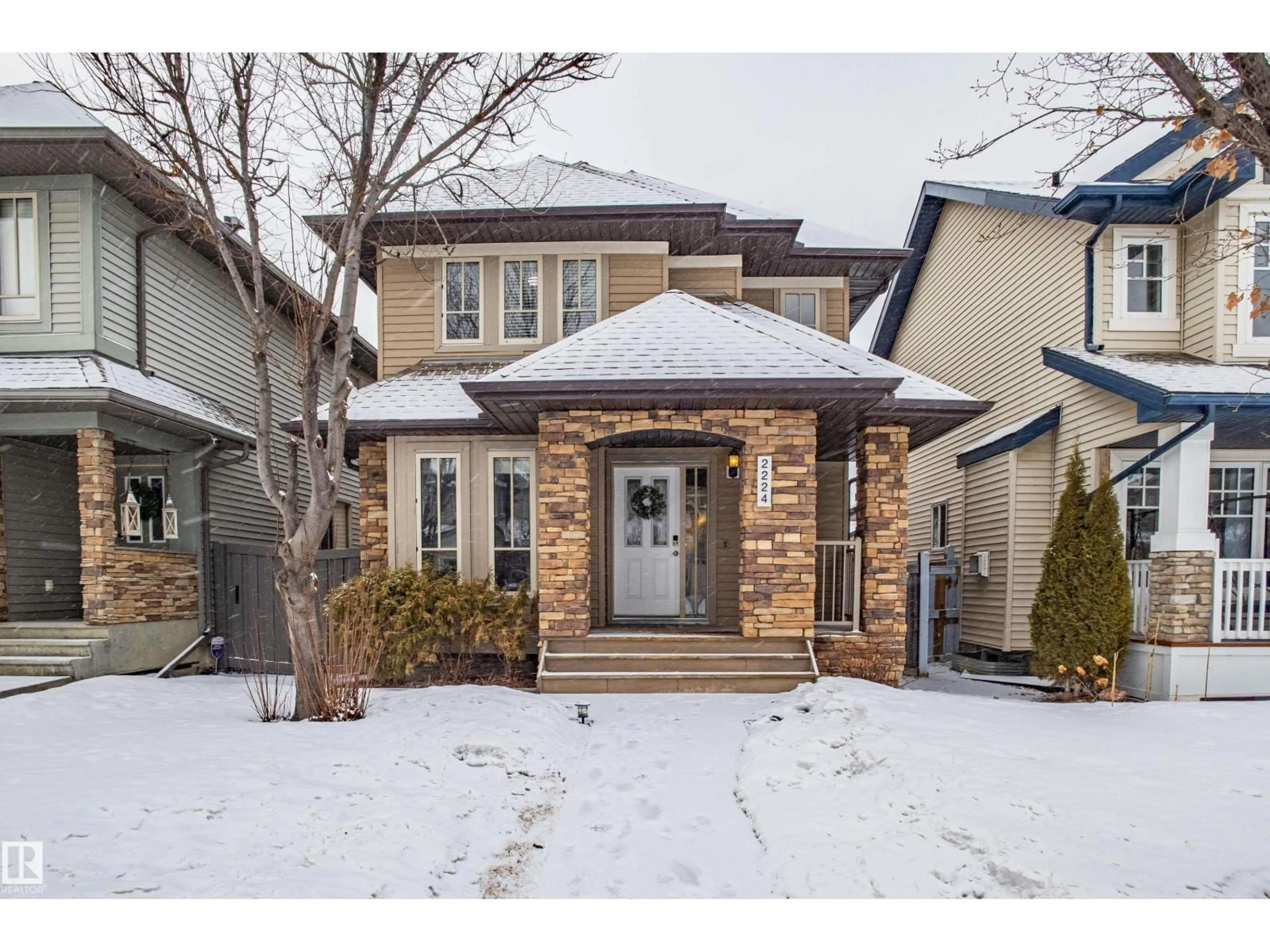 Home with brick exterior material, street for 2224 AUSTIN WY, Edmonton Alberta T6W0L2