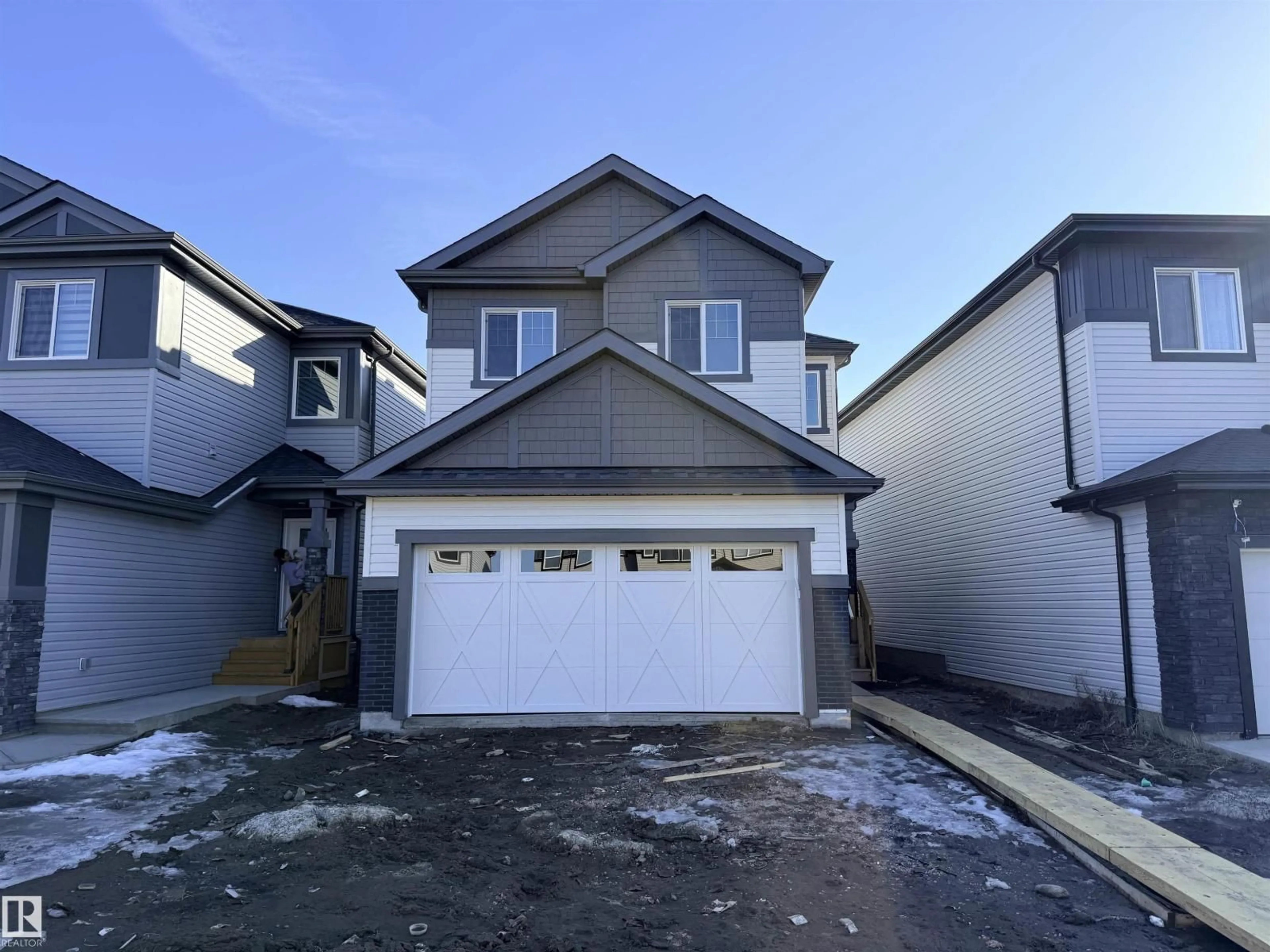 Home with vinyl exterior material, street for 91 DANSEREAU WAY, Beaumont Alberta T6X3E2