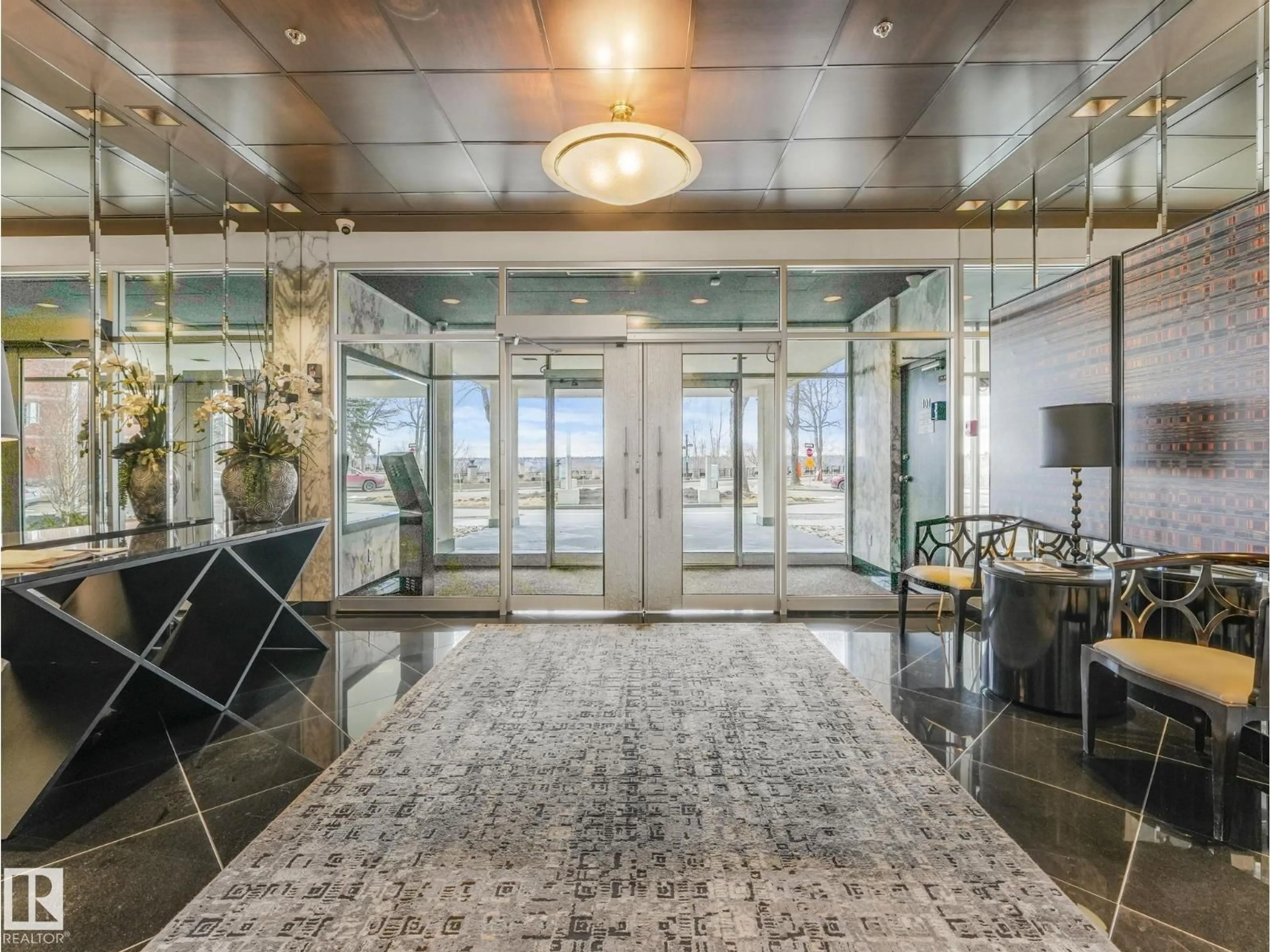 Indoor foyer for #601 - 11826 100 AV, Edmonton Alberta T5K0K3