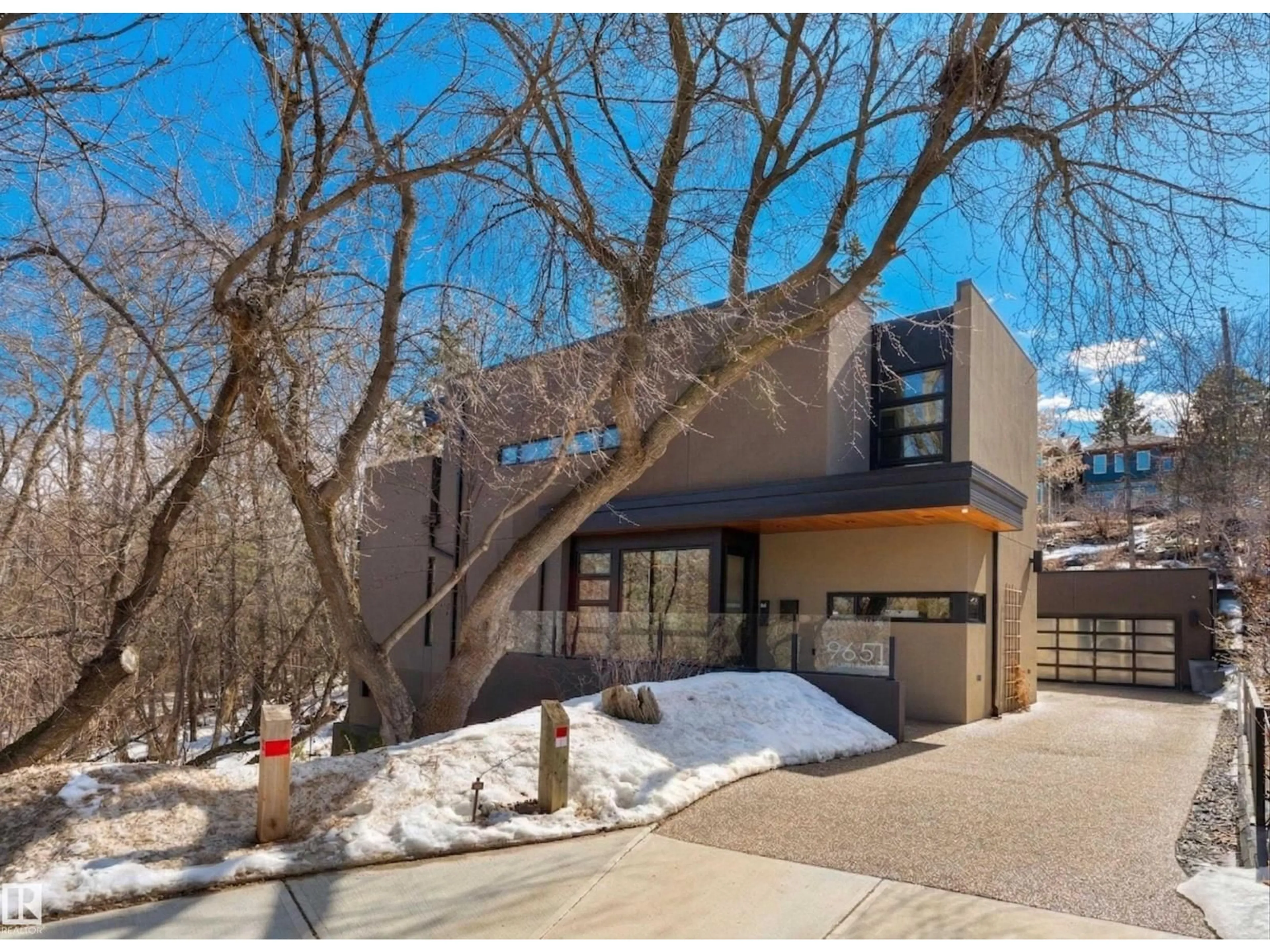 Home with brick exterior material, street for 9651 87 AV, Edmonton Alberta T6C1K5