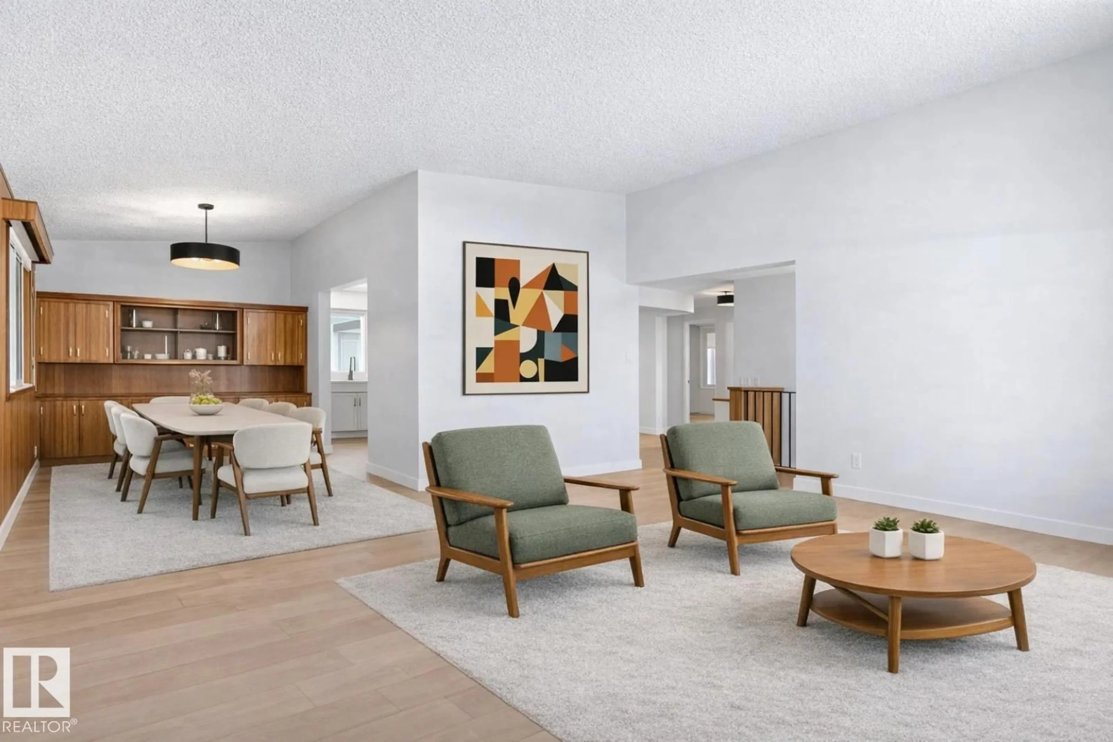 Living room with furniture, unknown for 10629 79 ST, Edmonton Alberta T6A3H5