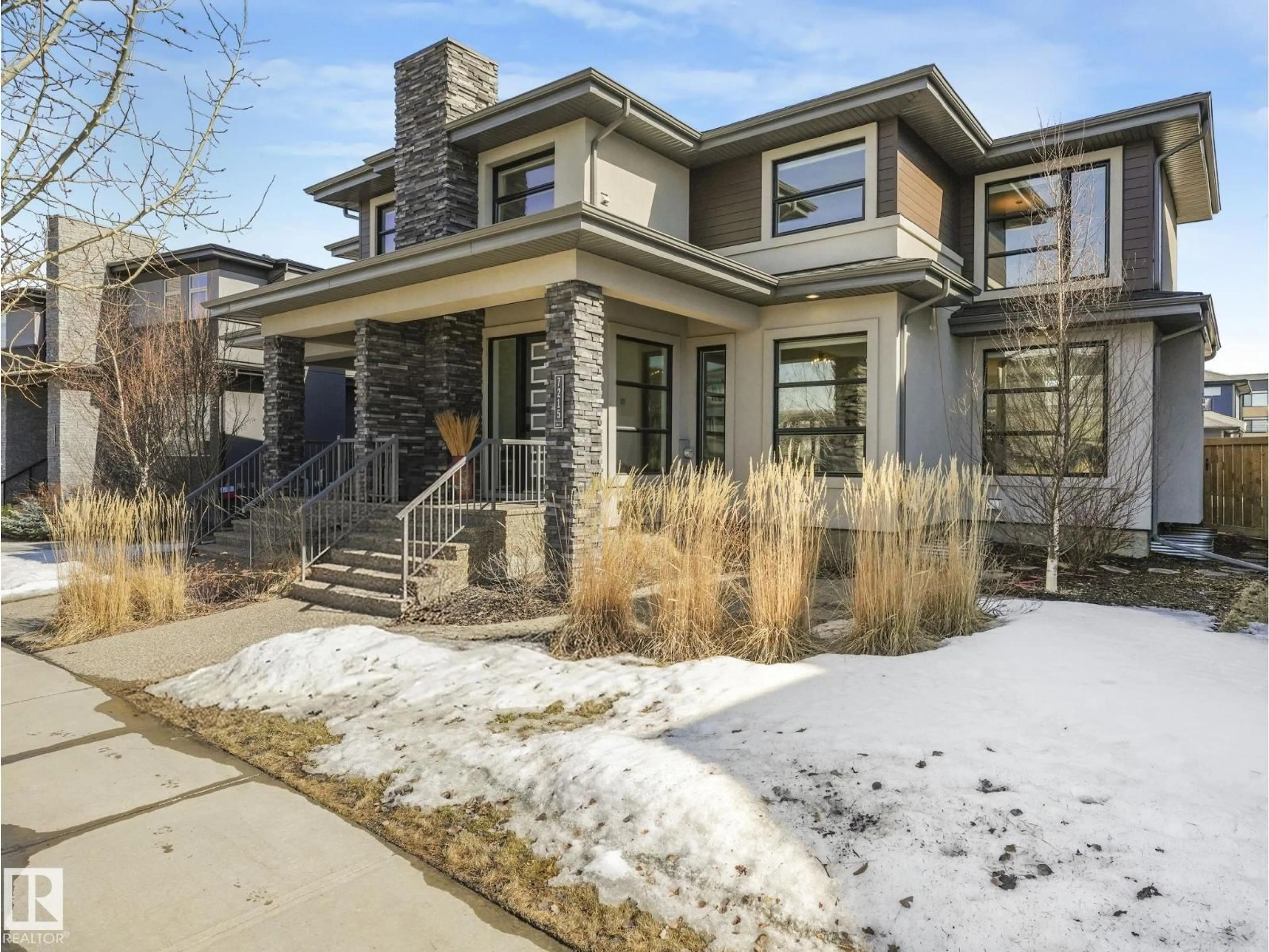 Home with brick exterior material, street for 7215 MAY RD, Edmonton Alberta T6R0V9