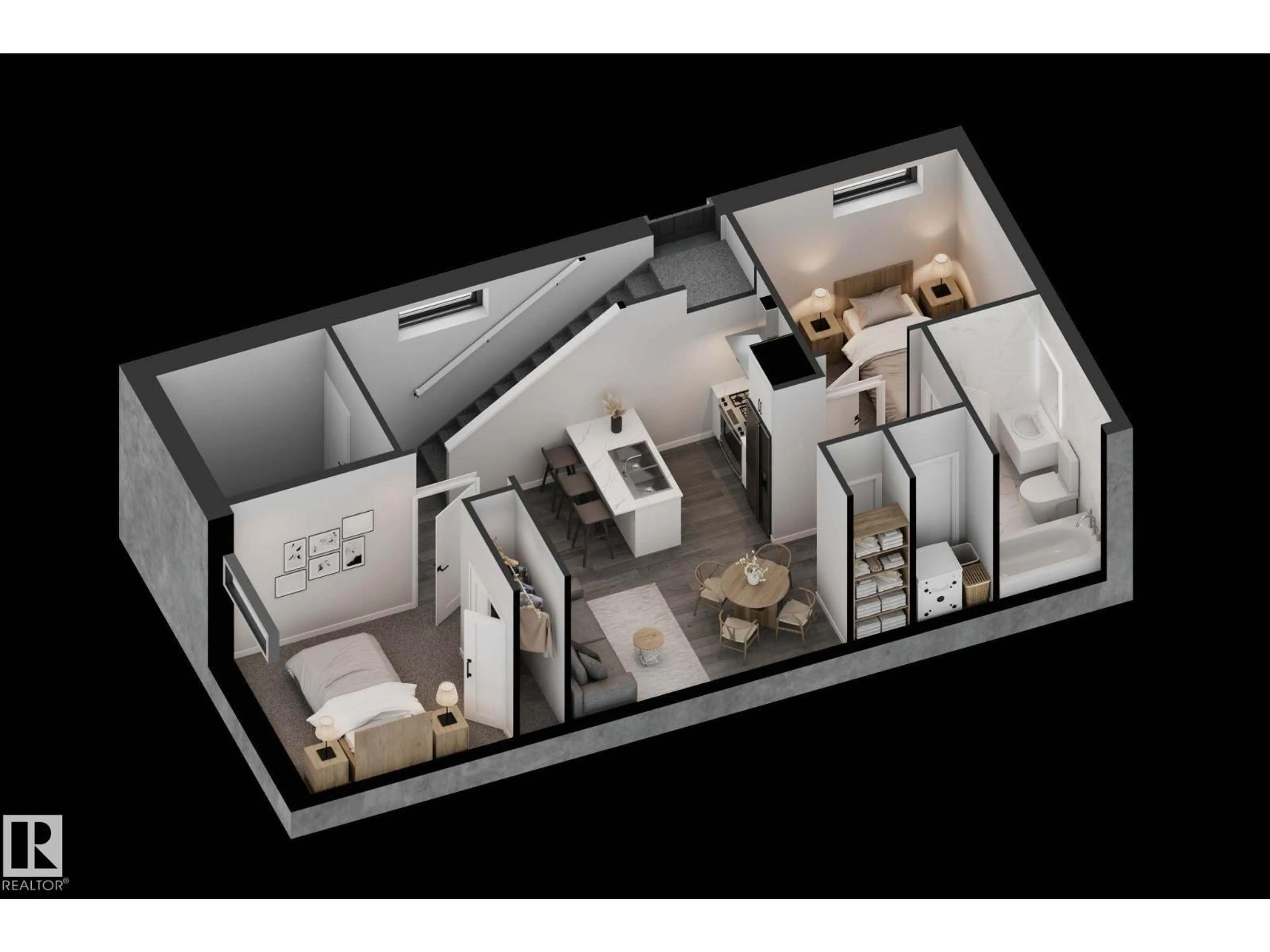 Floor plan for 7719 132A AV, Edmonton Alberta T5C2C4