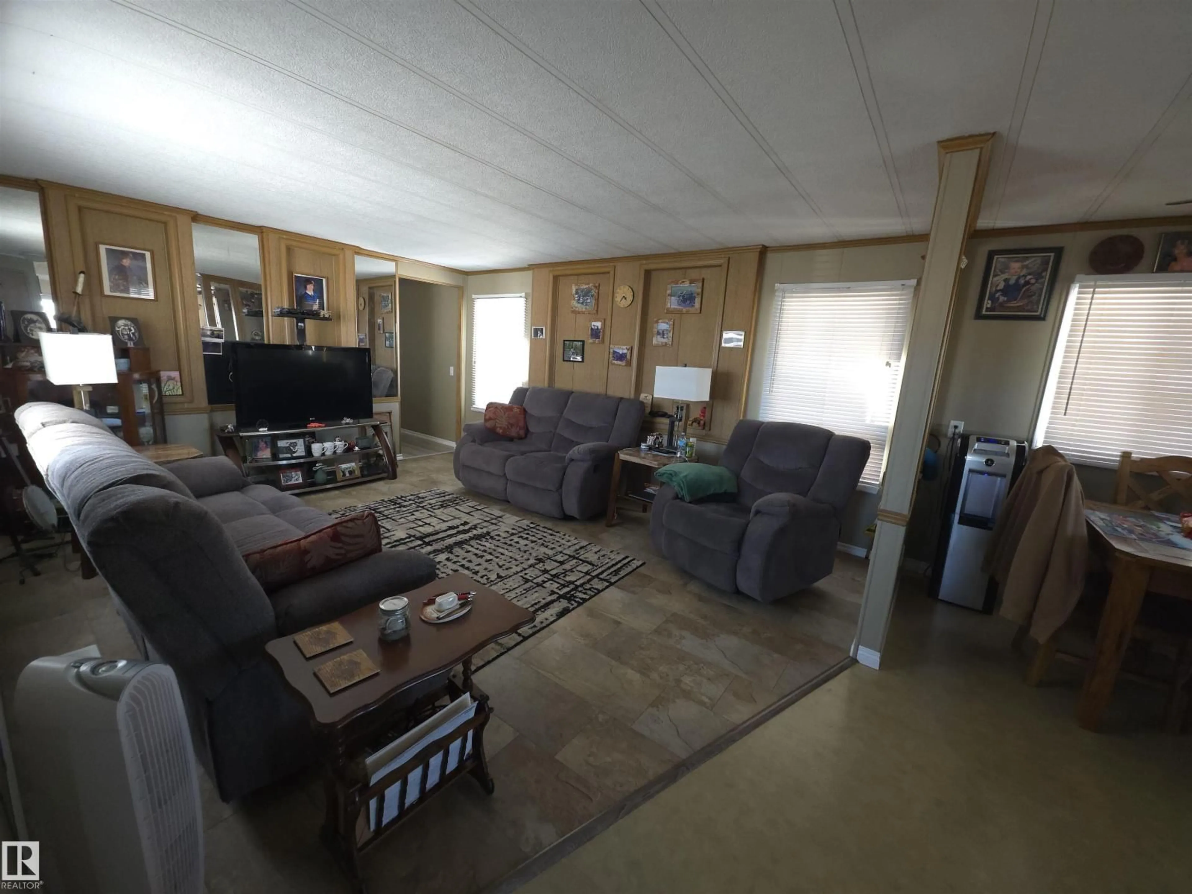 Living room with furniture, unknown for 4502 48 AV, Thorsby Alberta T0C2P0
