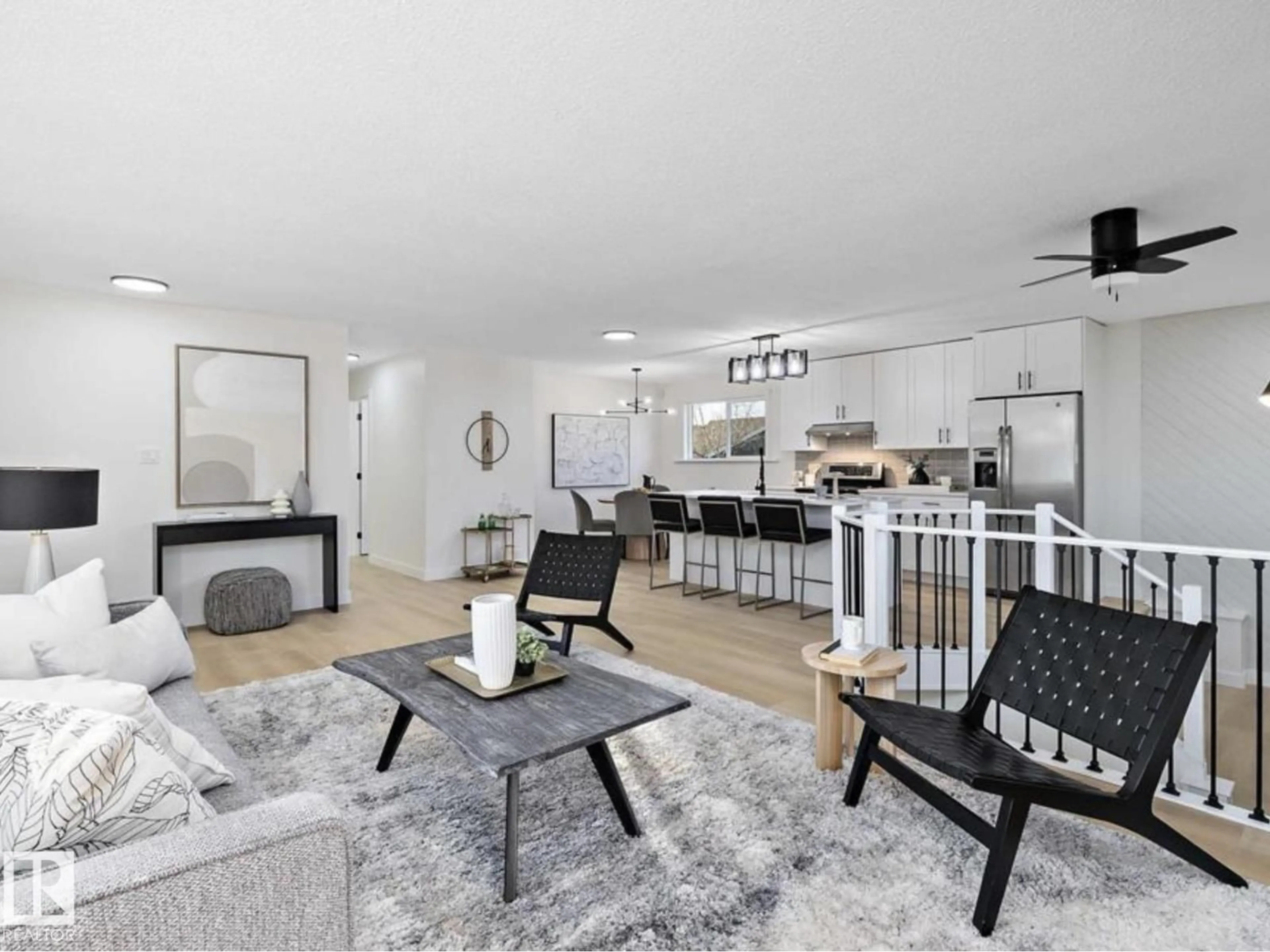 Open concept kitchen, unknown for NW - 14736 122 ST, Edmonton Alberta T5X1V9