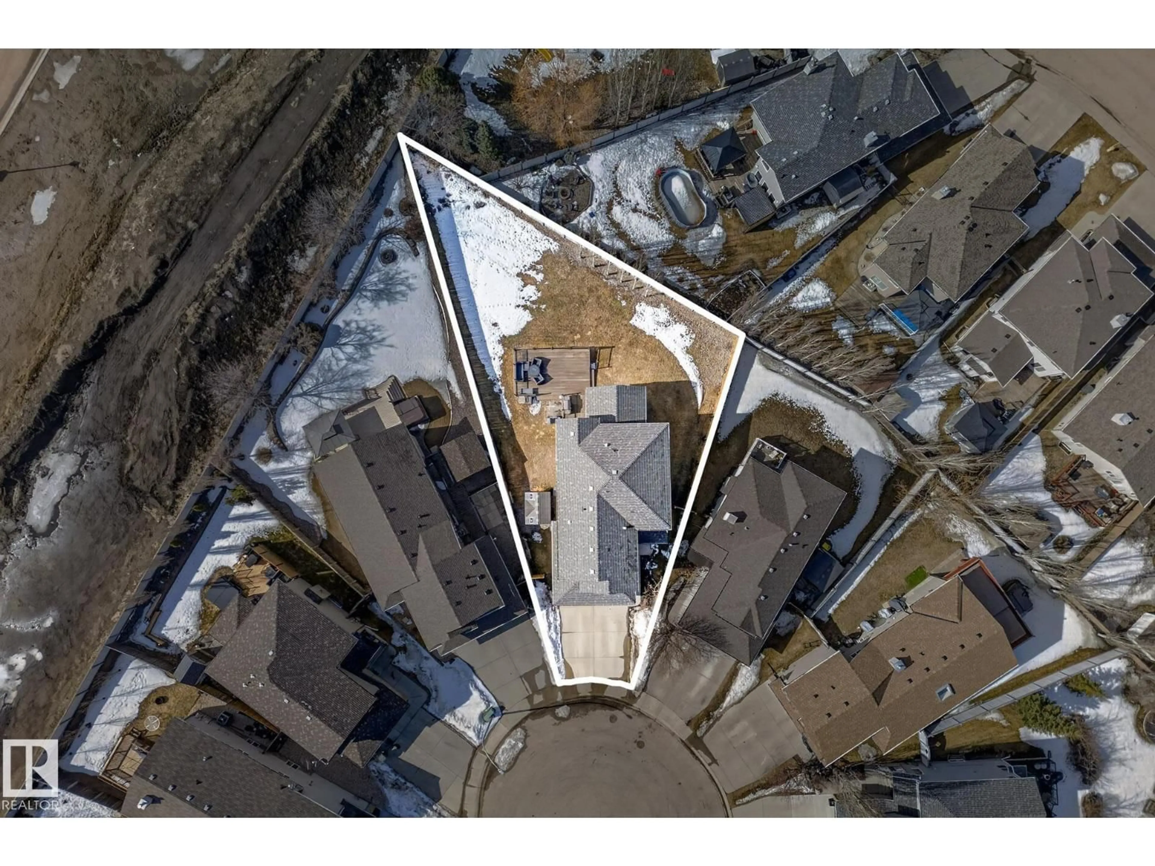 A pic from outside/outdoor area/front of a property/back of a property/a pic from drone, unknown for 23 AVONLEA CO, Spruce Grove Alberta T7X4R5