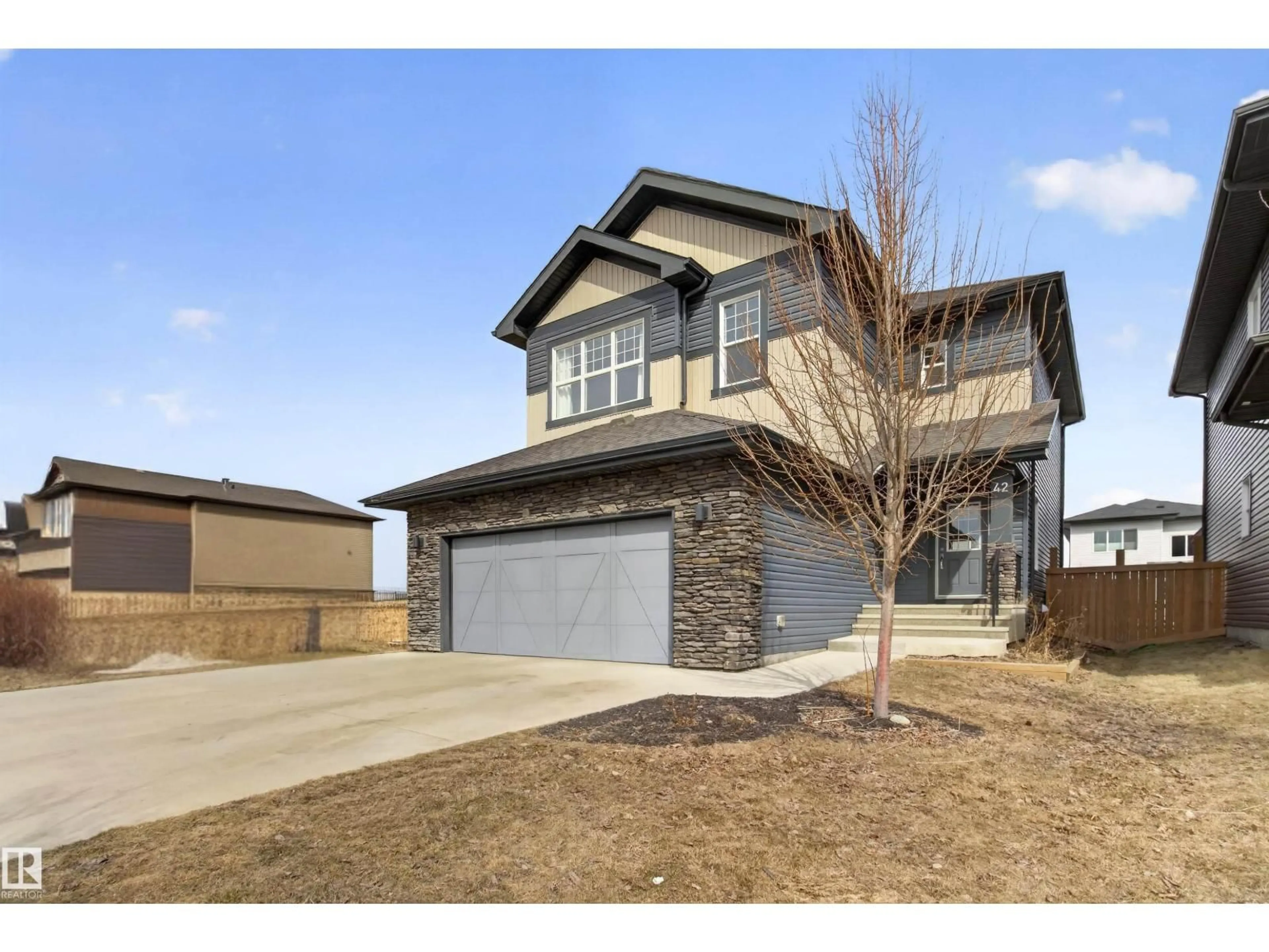Home with brick exterior material, street for 42 PRESCOTT BV, Spruce Grove Alberta T7X0R4