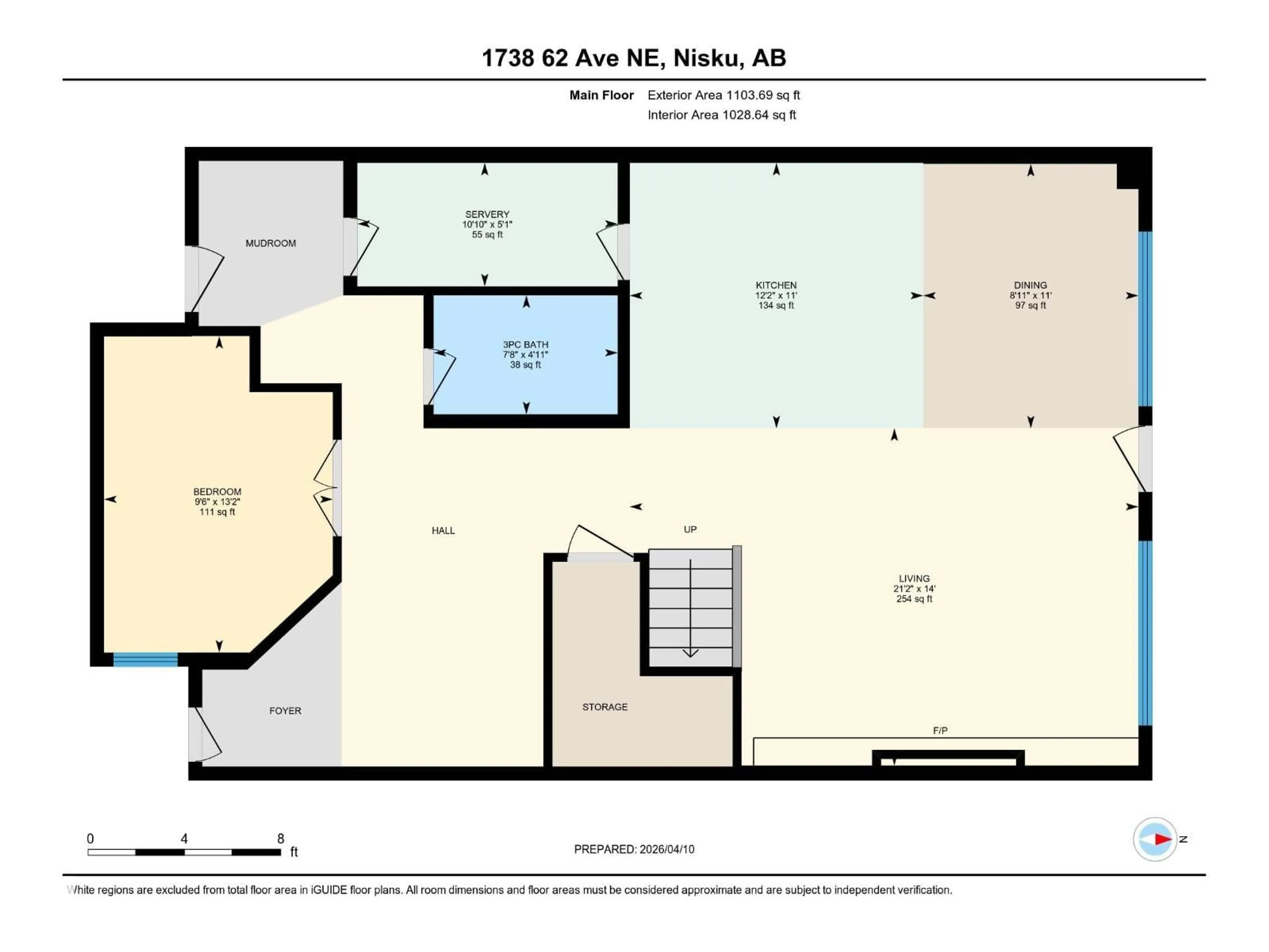 Floor plan for 1738 62 AV, Rural Leduc County Alberta T4X3C8