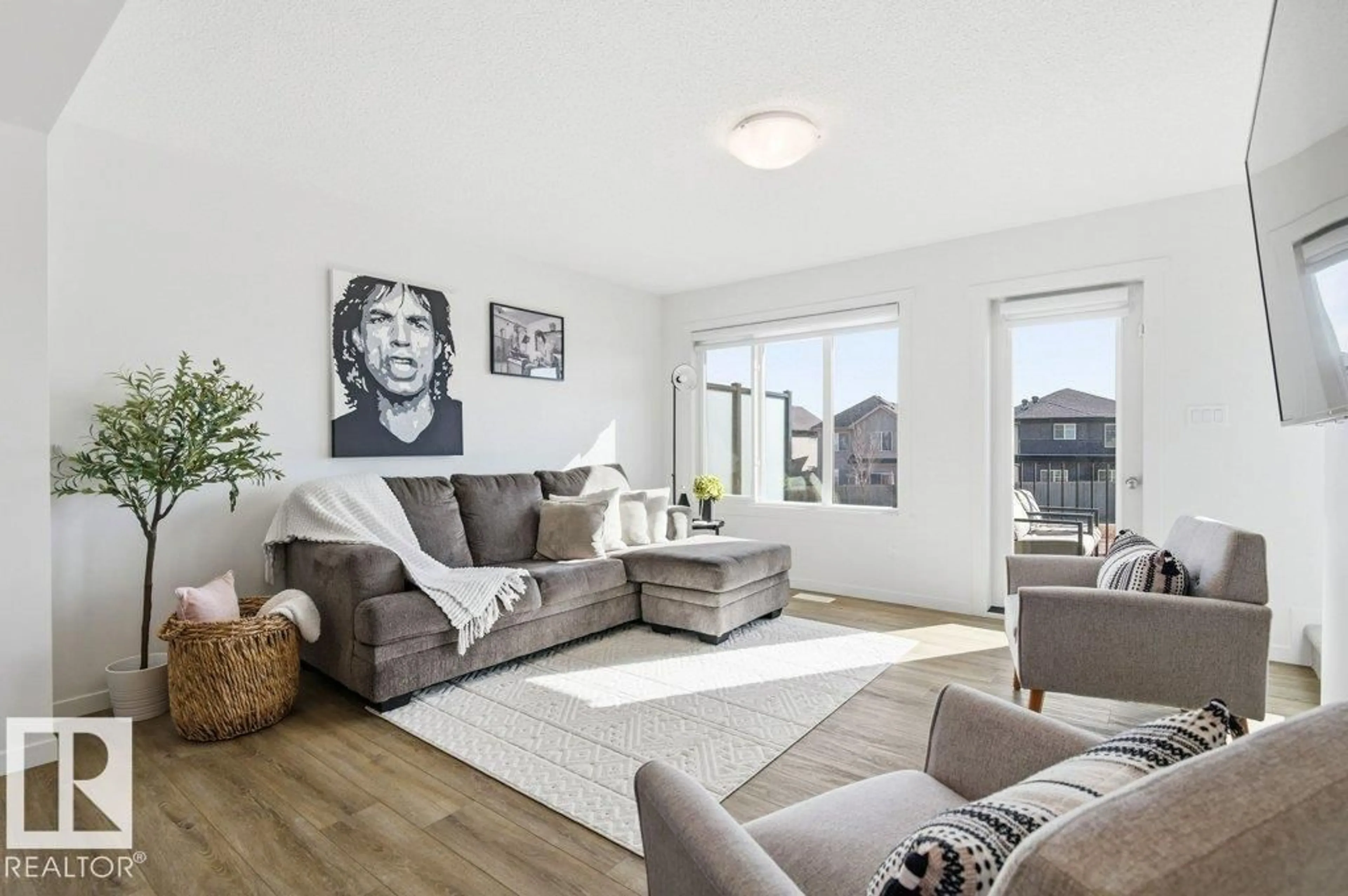 Living room with furniture, unknown for 49 SECORD BV, Edmonton Alberta T5T7R9