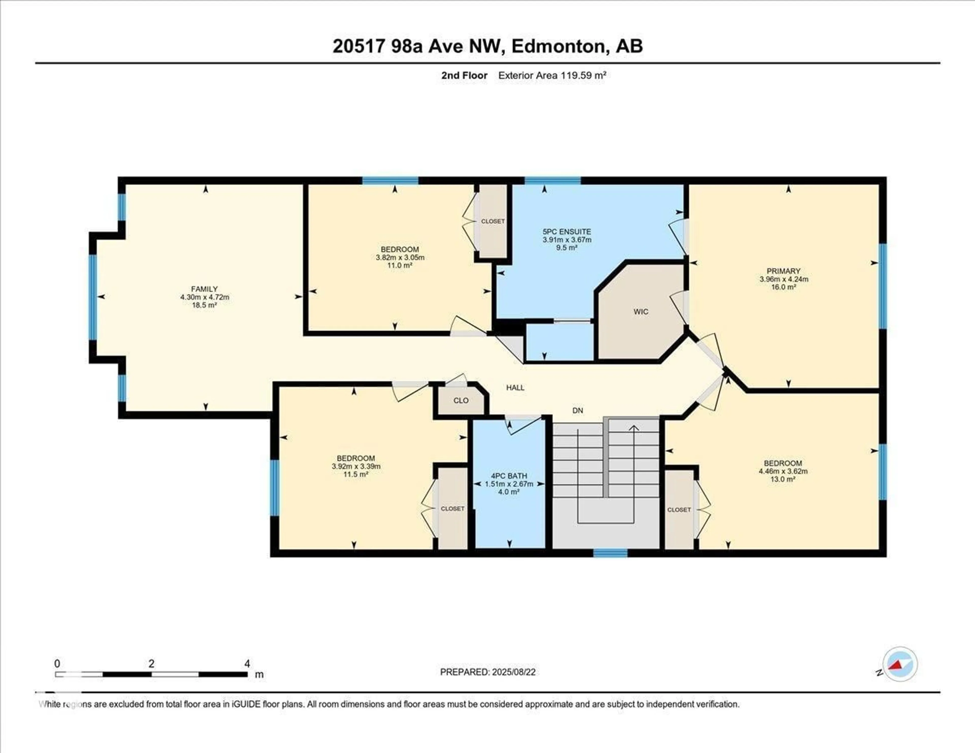 Floor plan for 20517 98A AV, Edmonton Alberta T5T4V8