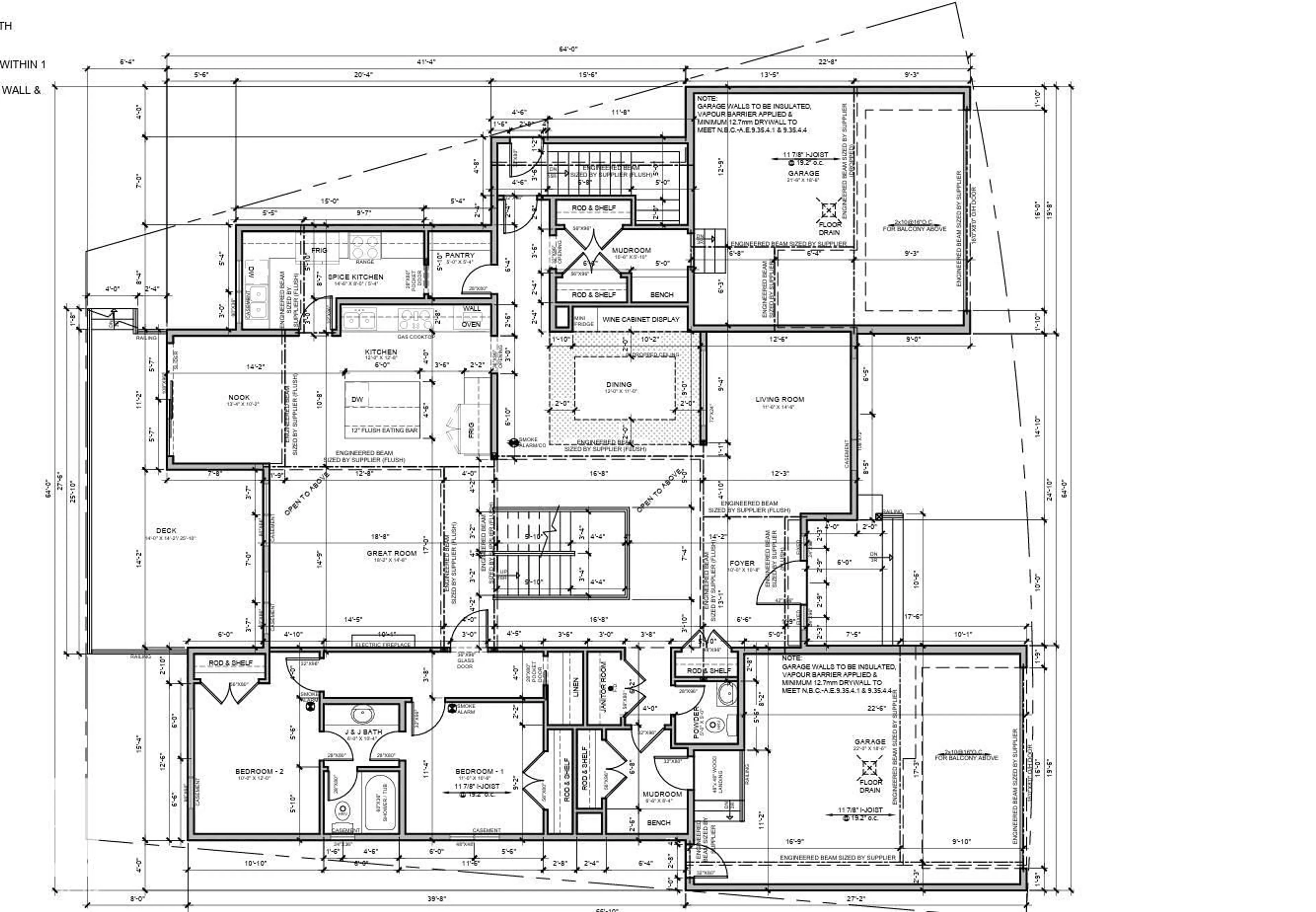Floor plan for VS NW - 669 FRASER VISTA, Edmonton Alberta T5Y3Z6
