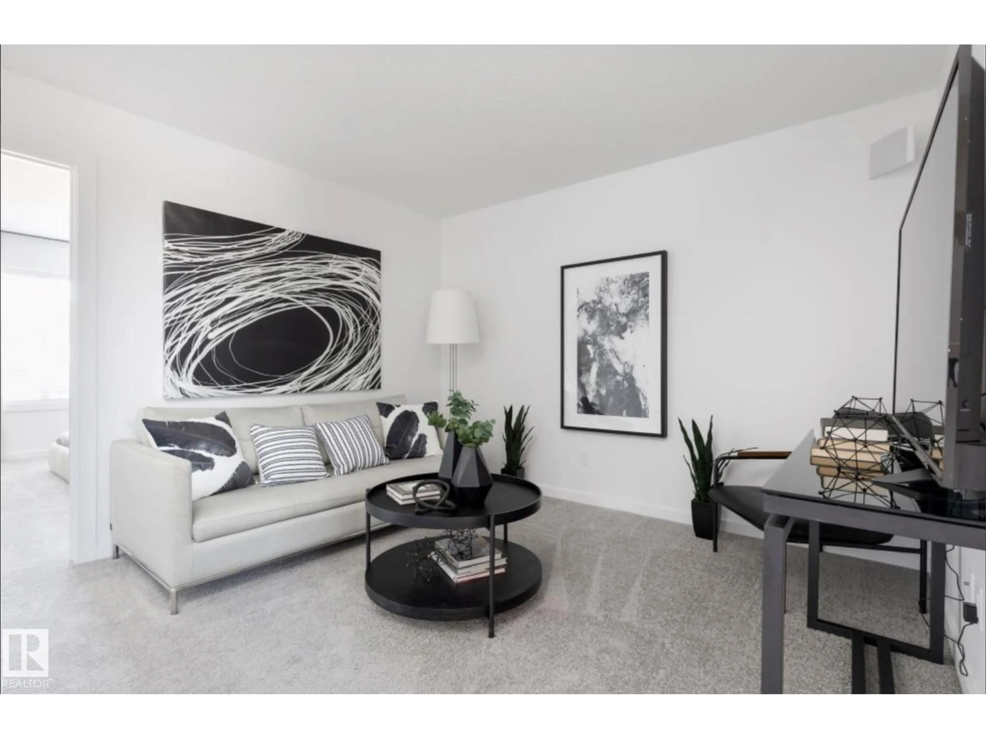 Living room with furniture, unknown for 704 SOUTHFORK DR, Leduc Alberta T9E1V3