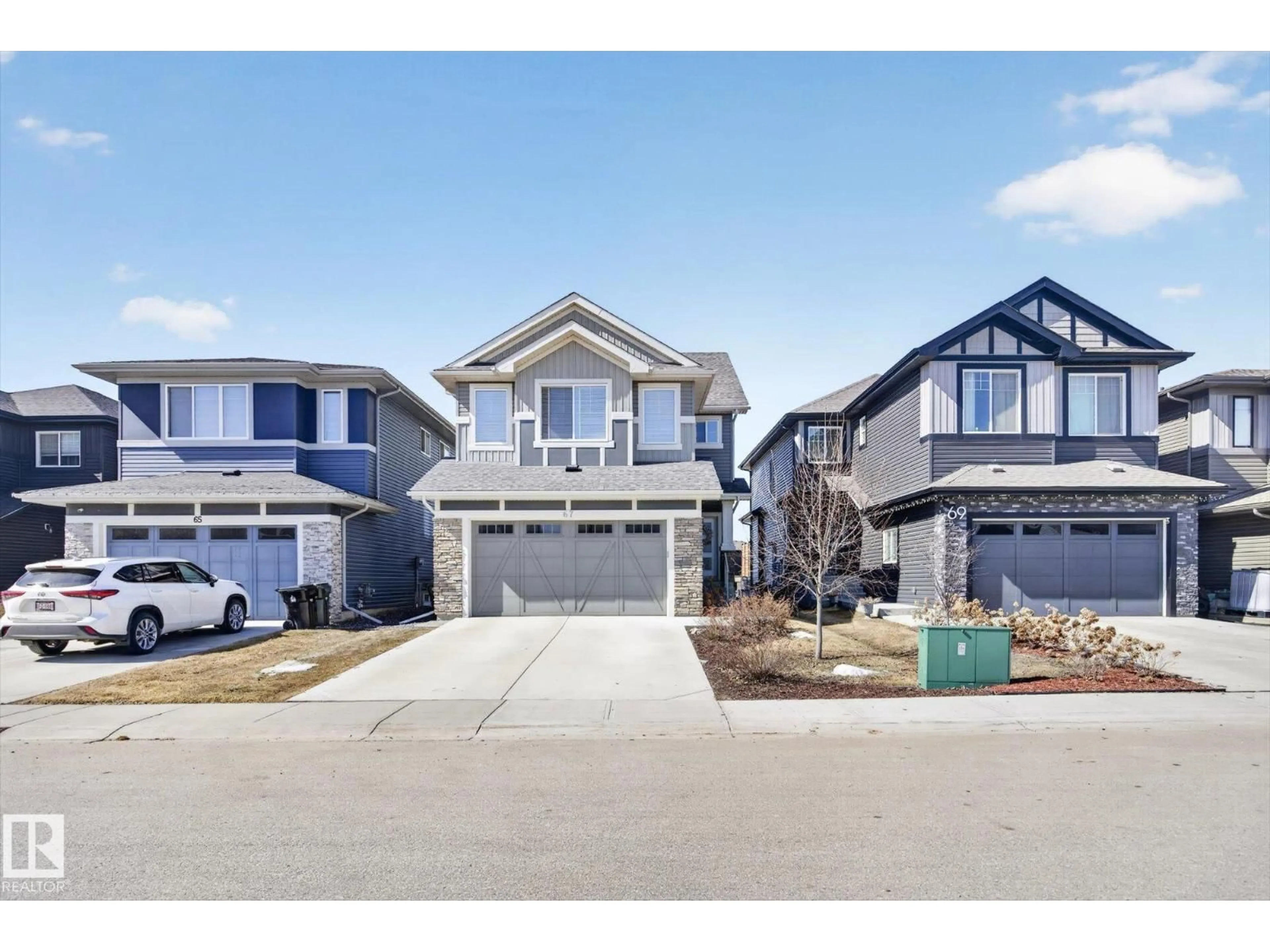 A pic from outside/outdoor area/front of a property/back of a property/a pic from drone, street for 67 PROSPECT PL, Spruce Grove Alberta T7X0E2