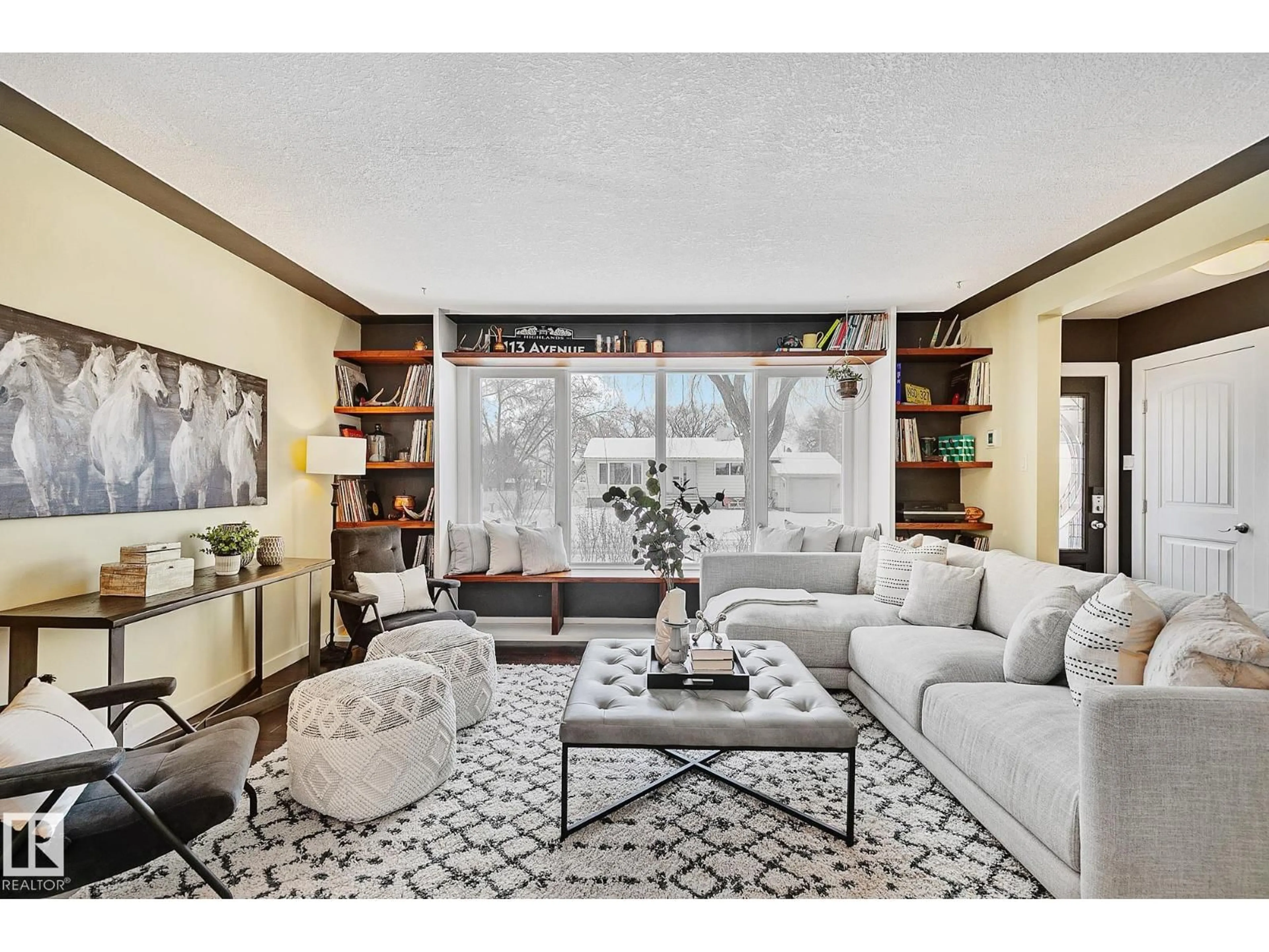 Living room with furniture, unknown for NW - 11334 52 ST, Edmonton Alberta T5W3J1