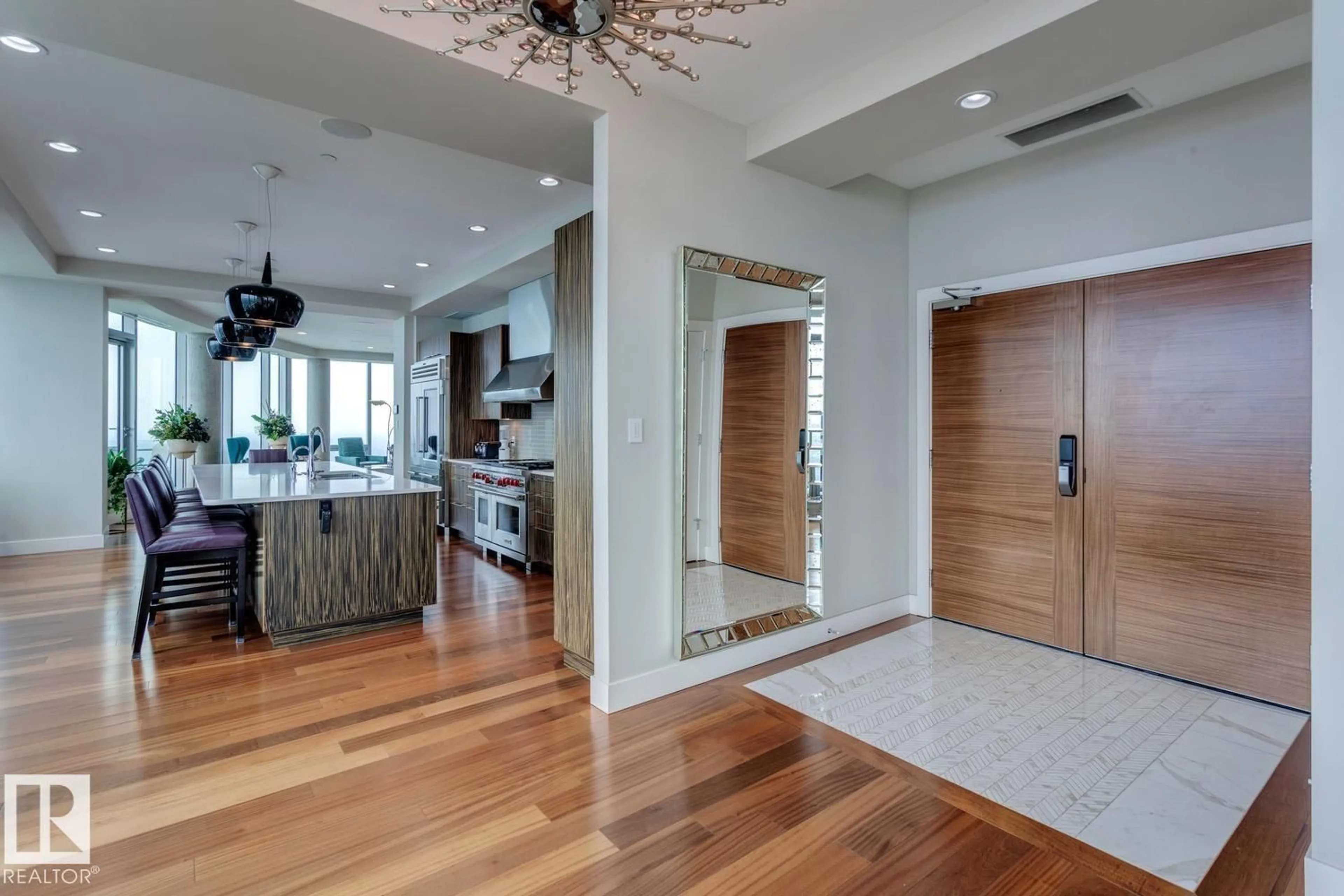 Indoor entryway for 3001 - 11969 JASPER AVE, Edmonton Alberta T5K0P1