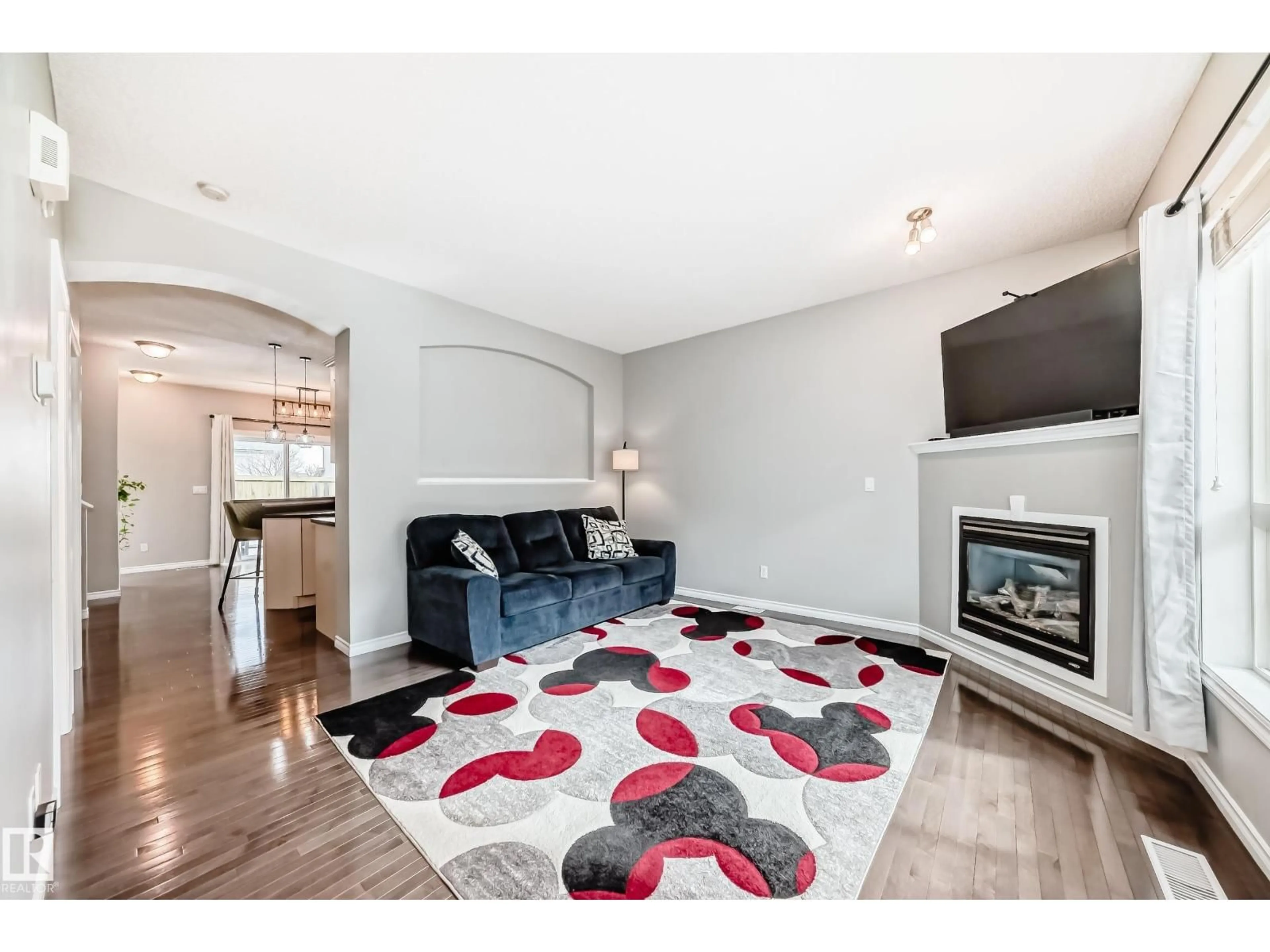 Living room with furniture, unknown for #105 - 13825 155 AV, Edmonton Alberta T6V0B8