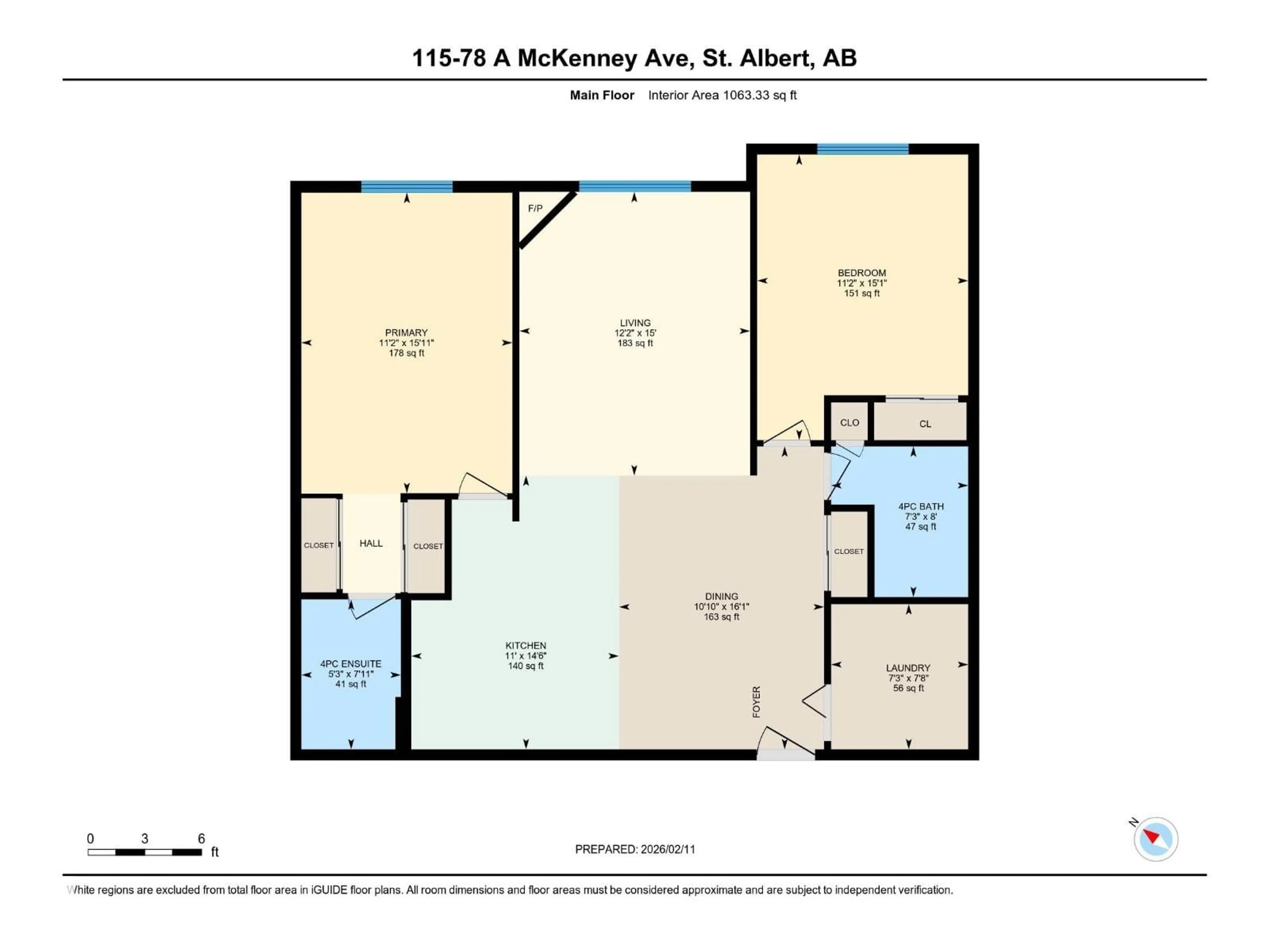 Floor plan for 78A - 115 MCKENNEY AV, St. Albert Alberta T8N7E6