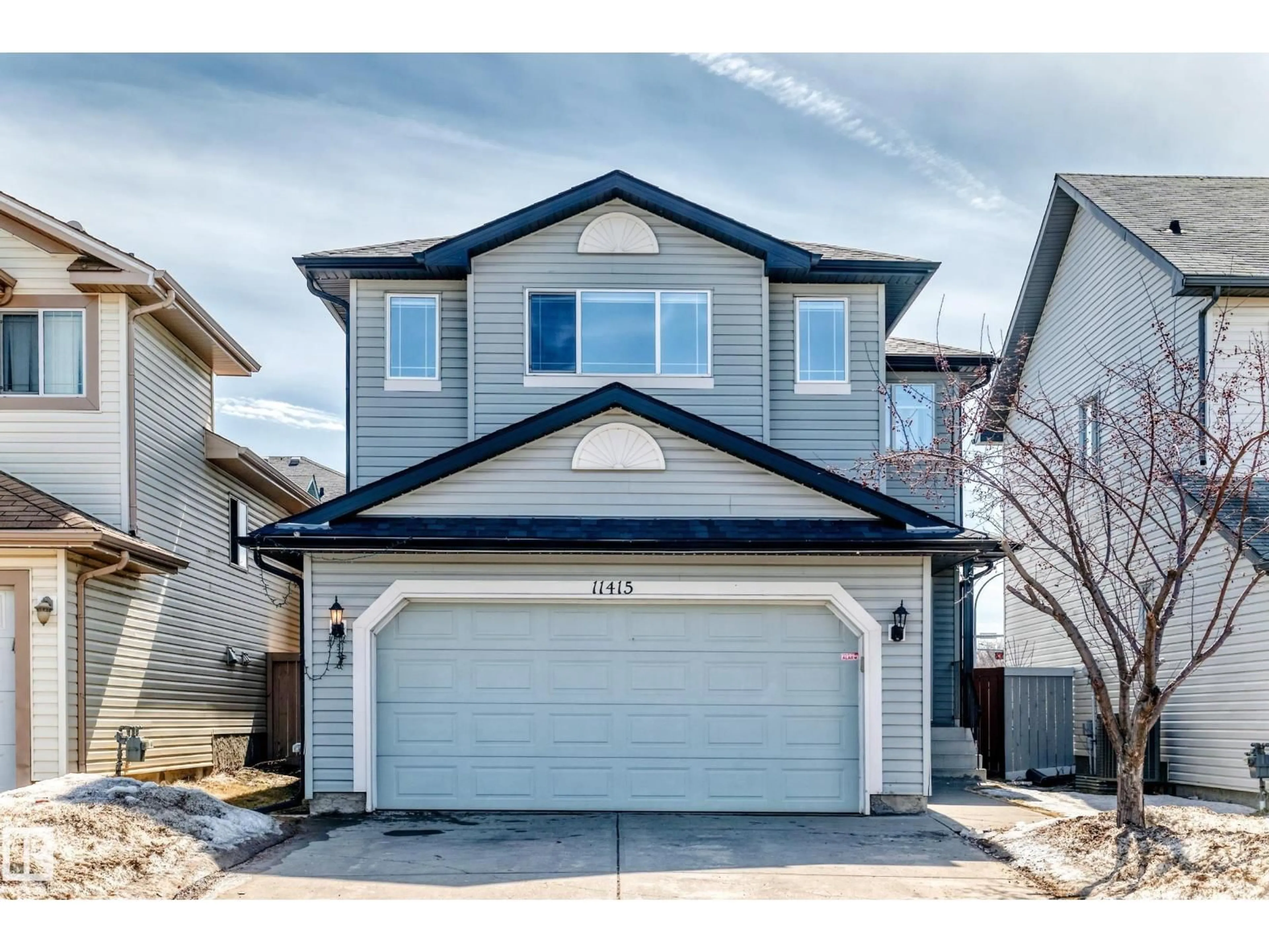 Home with vinyl exterior material, street for 11415 167A AV, Edmonton Alberta T5X0A7