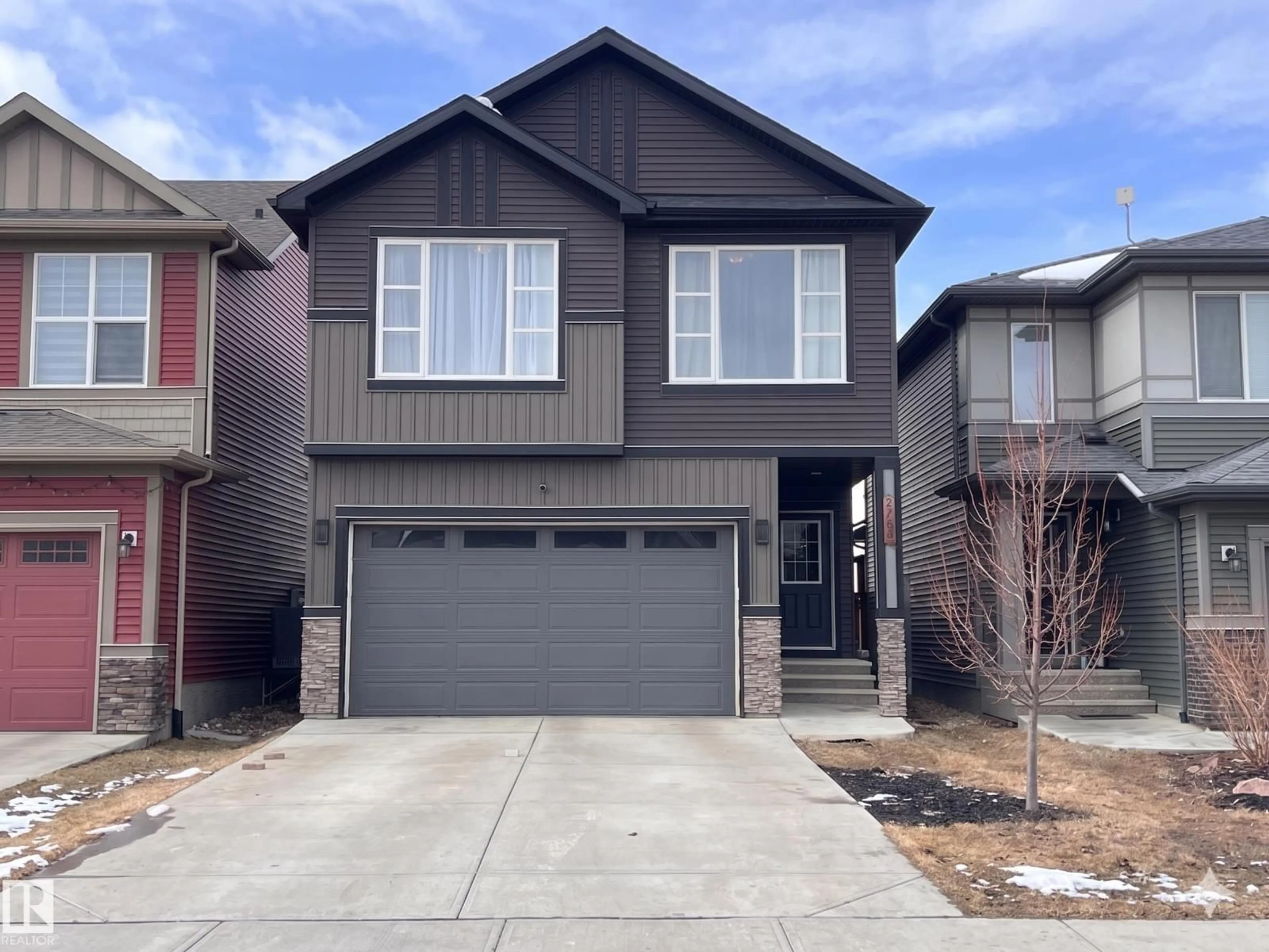 Home with vinyl exterior material, street for SW - 2763 COLLINS CR, Edmonton Alberta T6W4G8