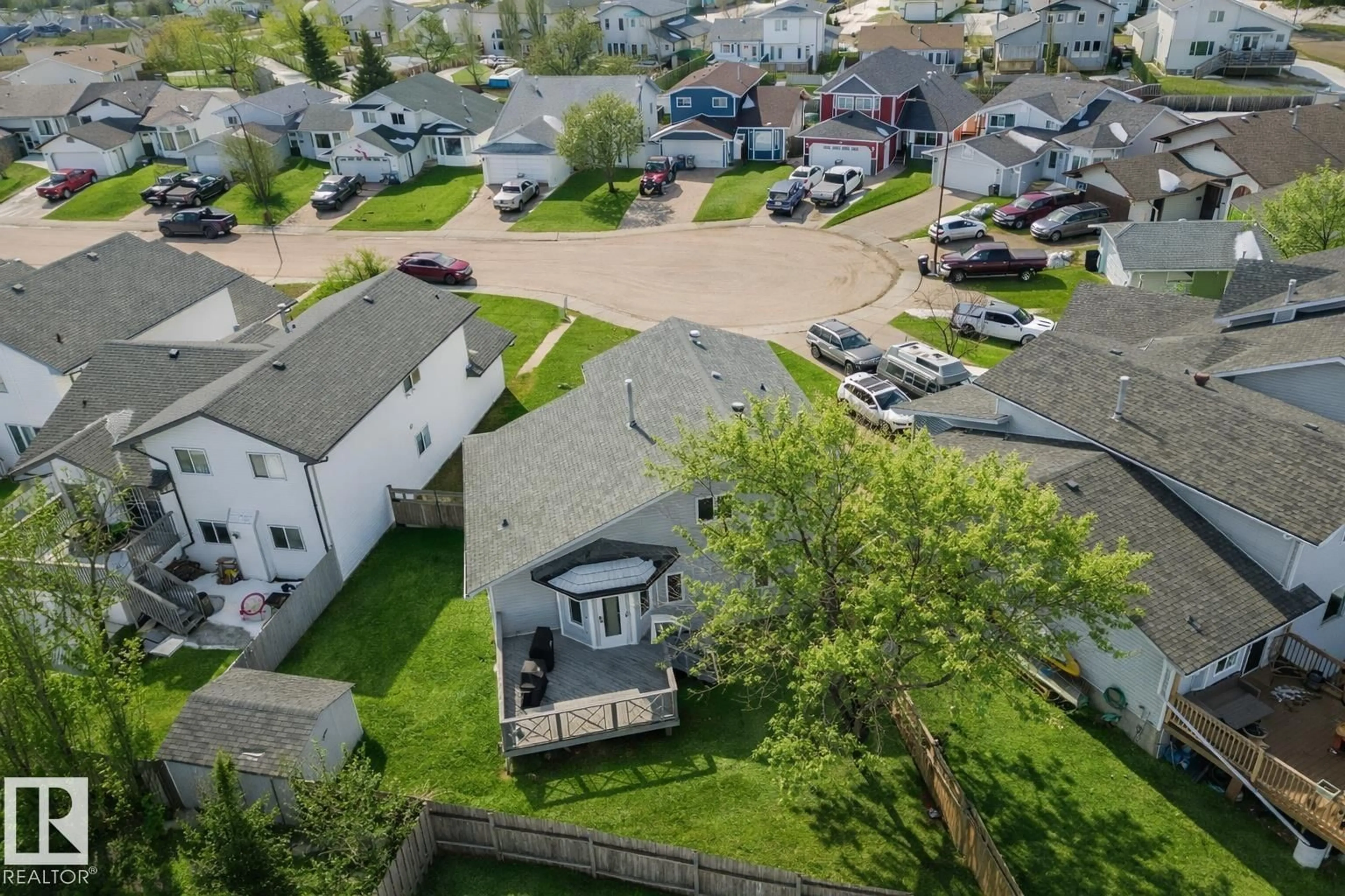 A pic from outside/outdoor area/front of a property/back of a property/a pic from drone, street for 7 SAMMUT PL, Cold Lake Alberta T9M1L5