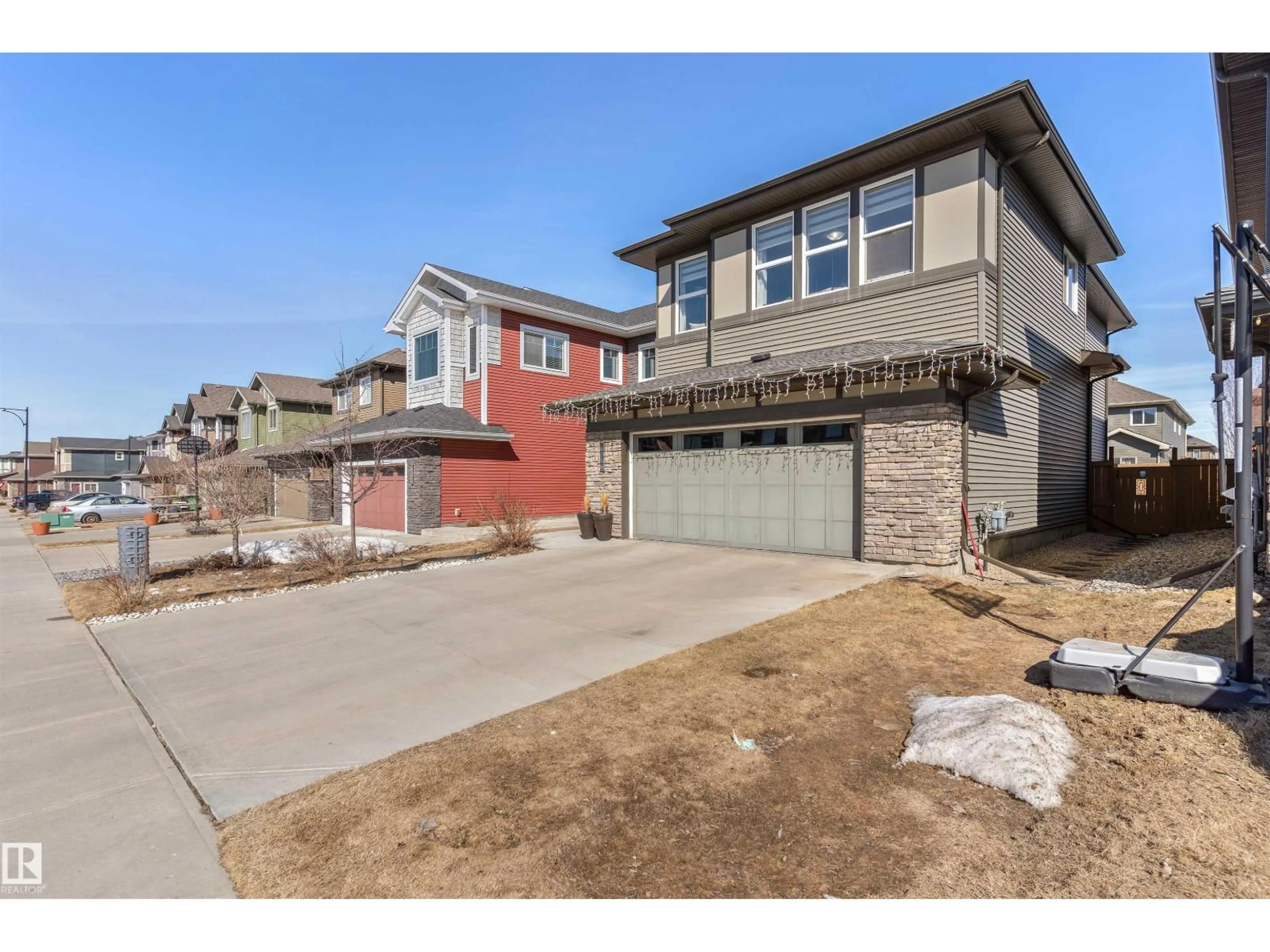 Home with brick exterior material, street for SW - 6006 19A AV, Edmonton Alberta T6X2A5