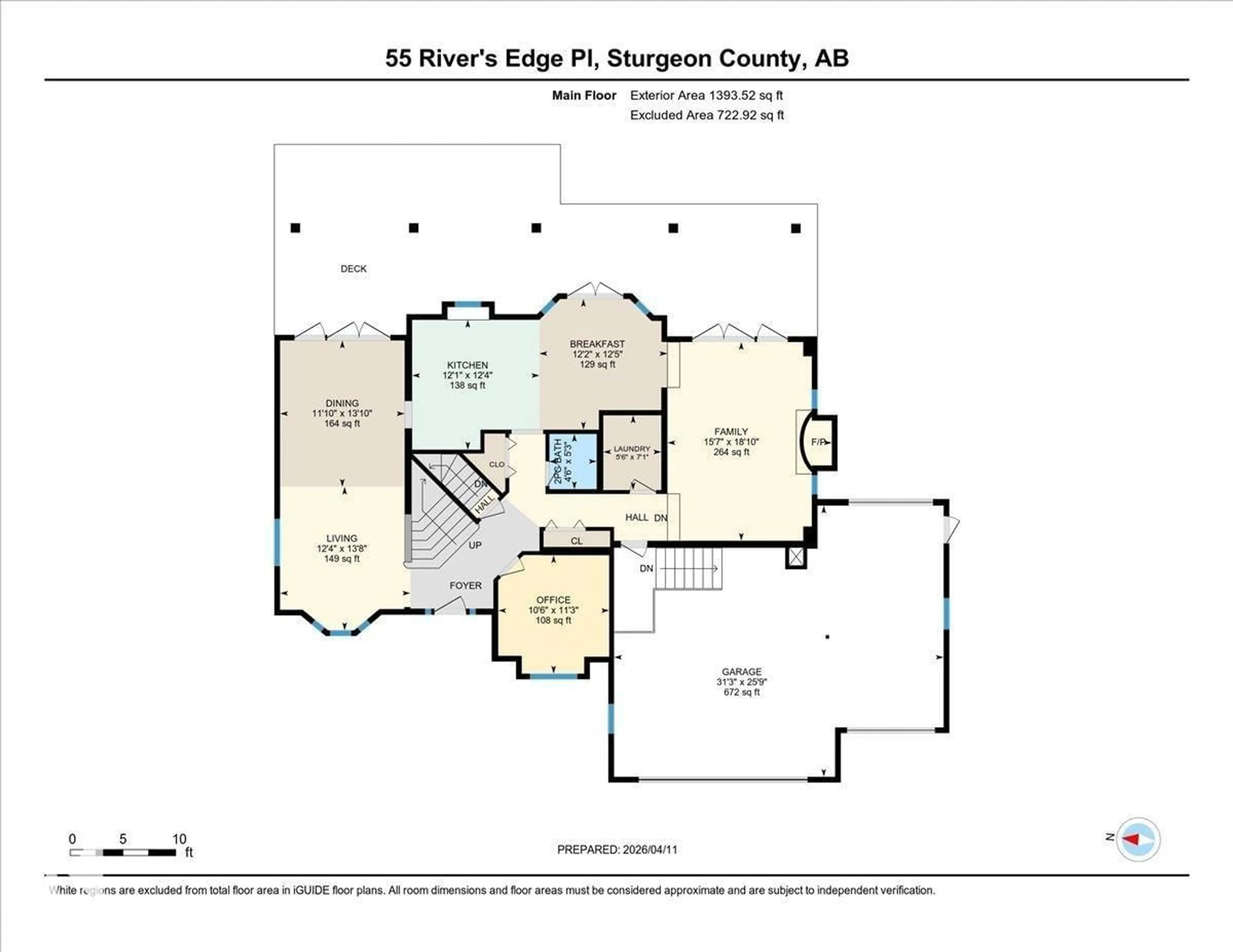 Floor plan for 55 24524 TWP ROAD 544, Rural Sturgeon County Alberta T8T0B3