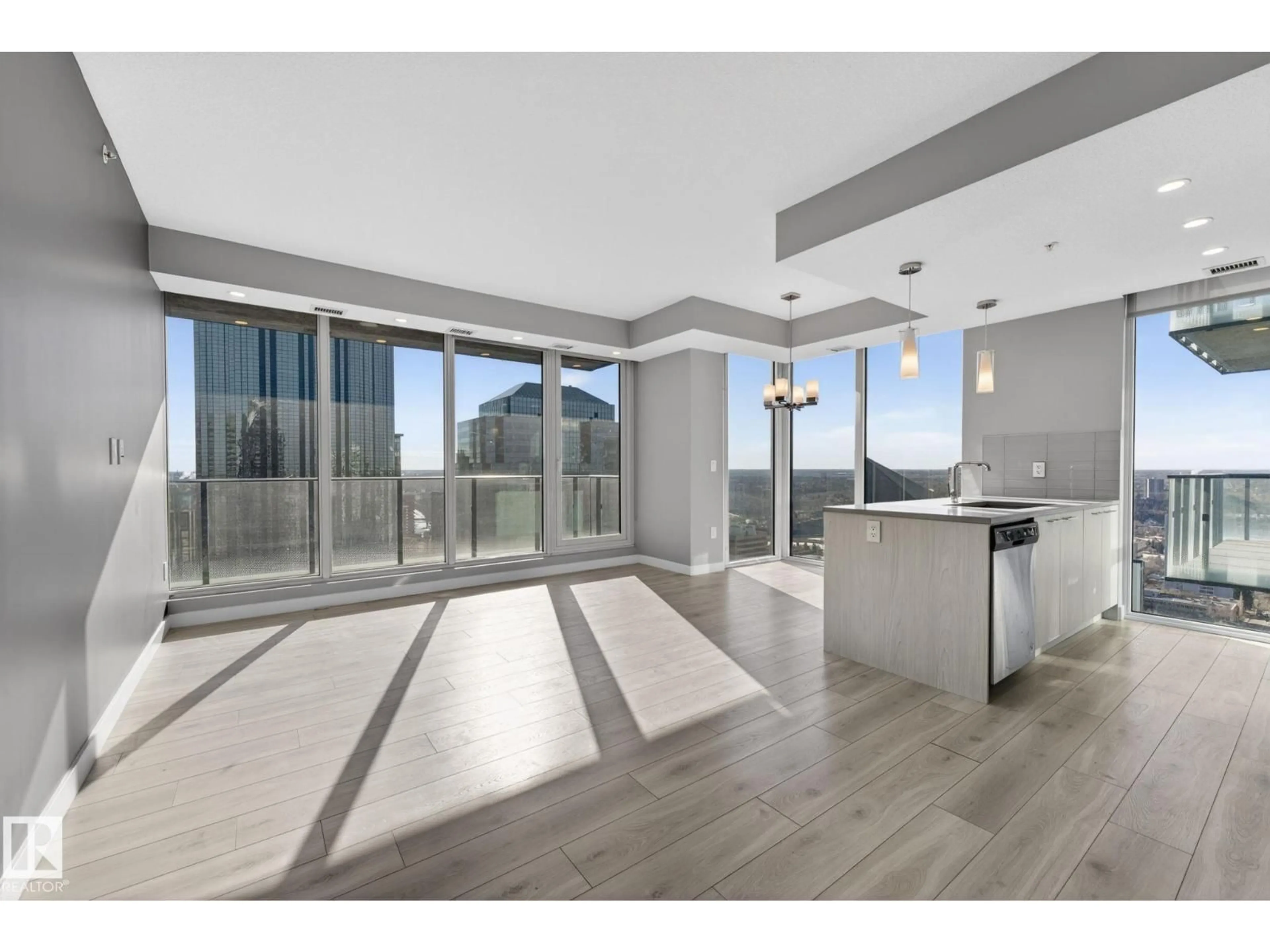 Open concept kitchen, unknown for 3104 - 10180 103 ST NW, Edmonton Alberta T5J0L1