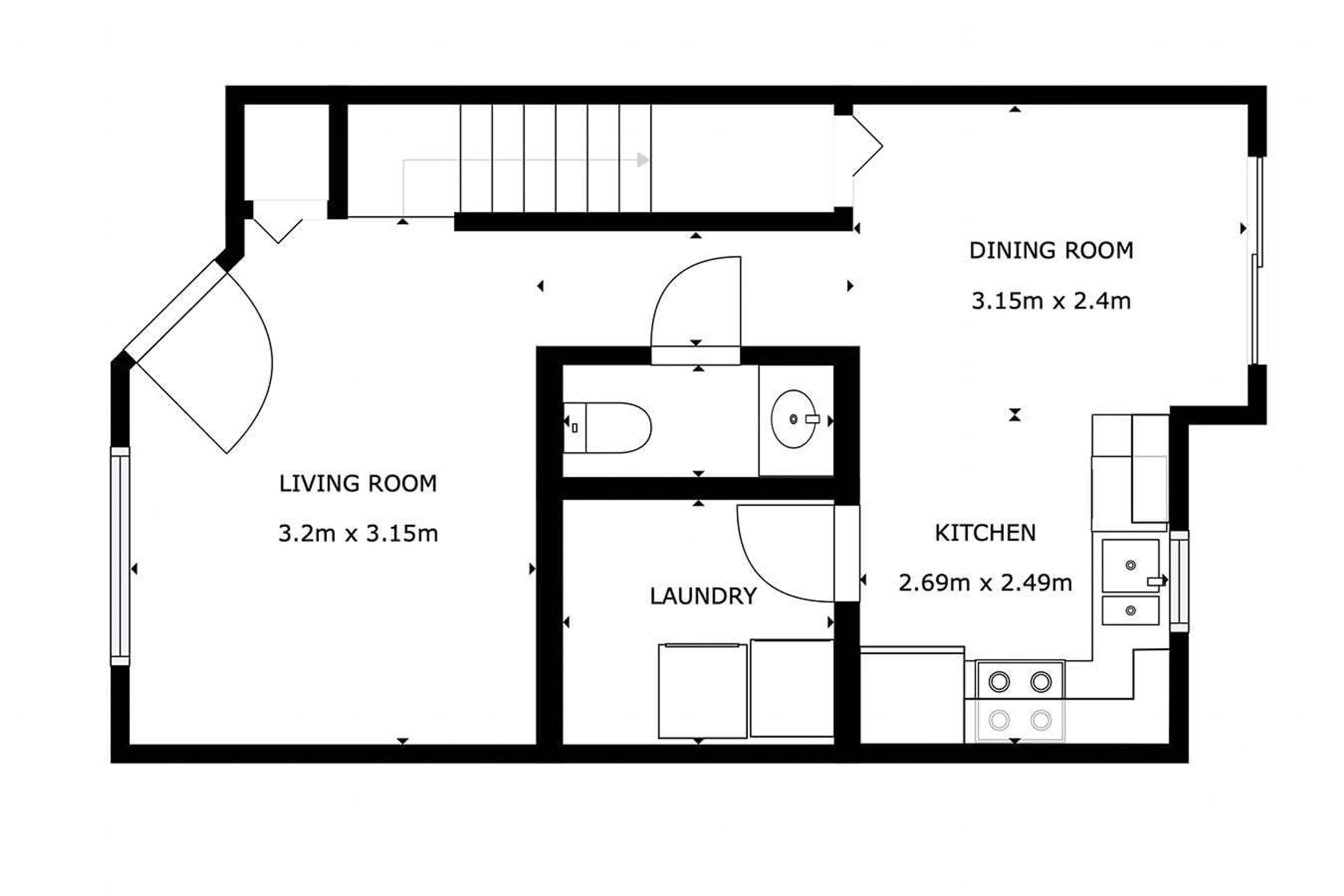 Floor plan for 1208 KING ST, Spruce Grove Alberta T7X4J9