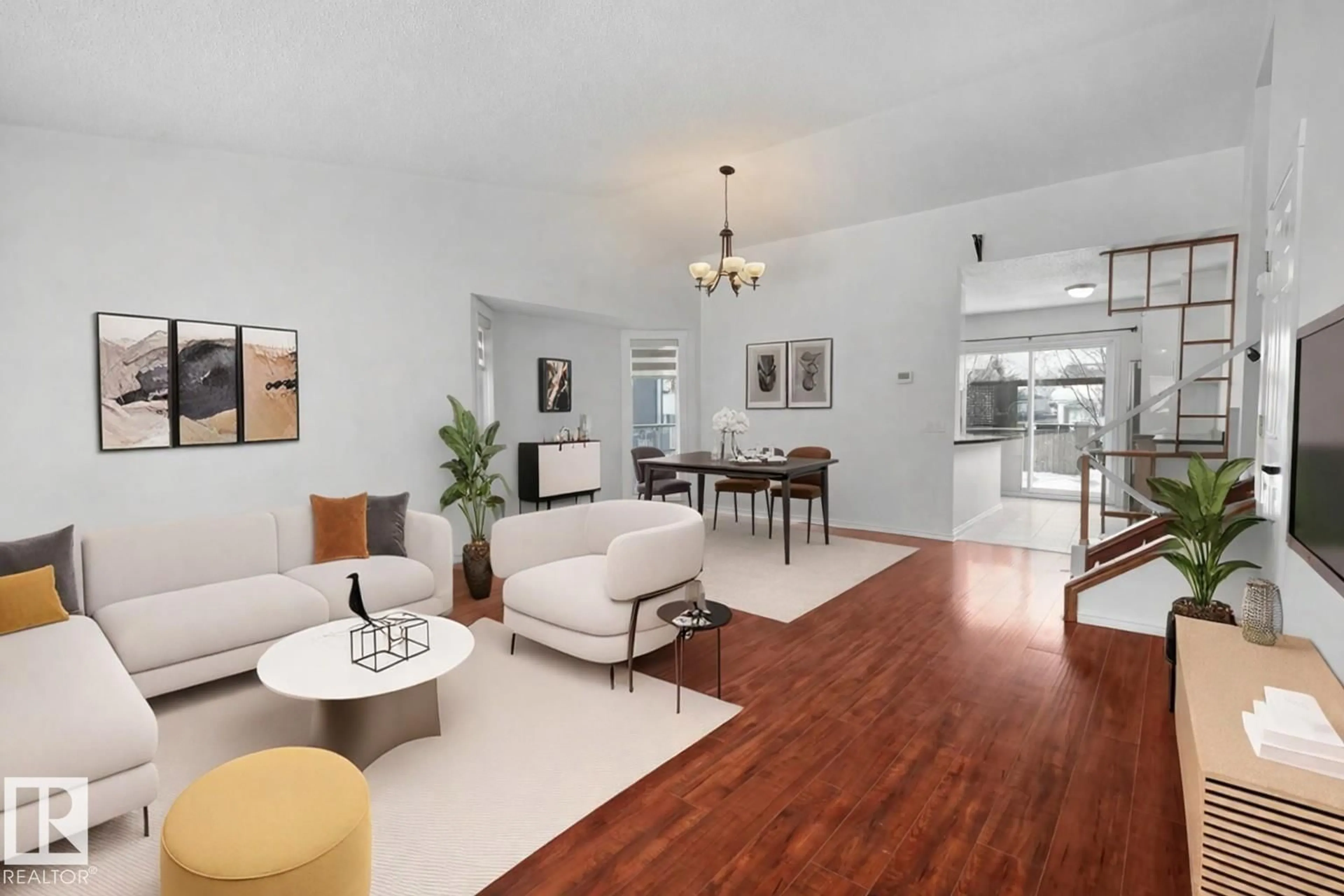 Living room with furniture, unknown for NW - 2516 42 ST, Edmonton Alberta T6L4M8