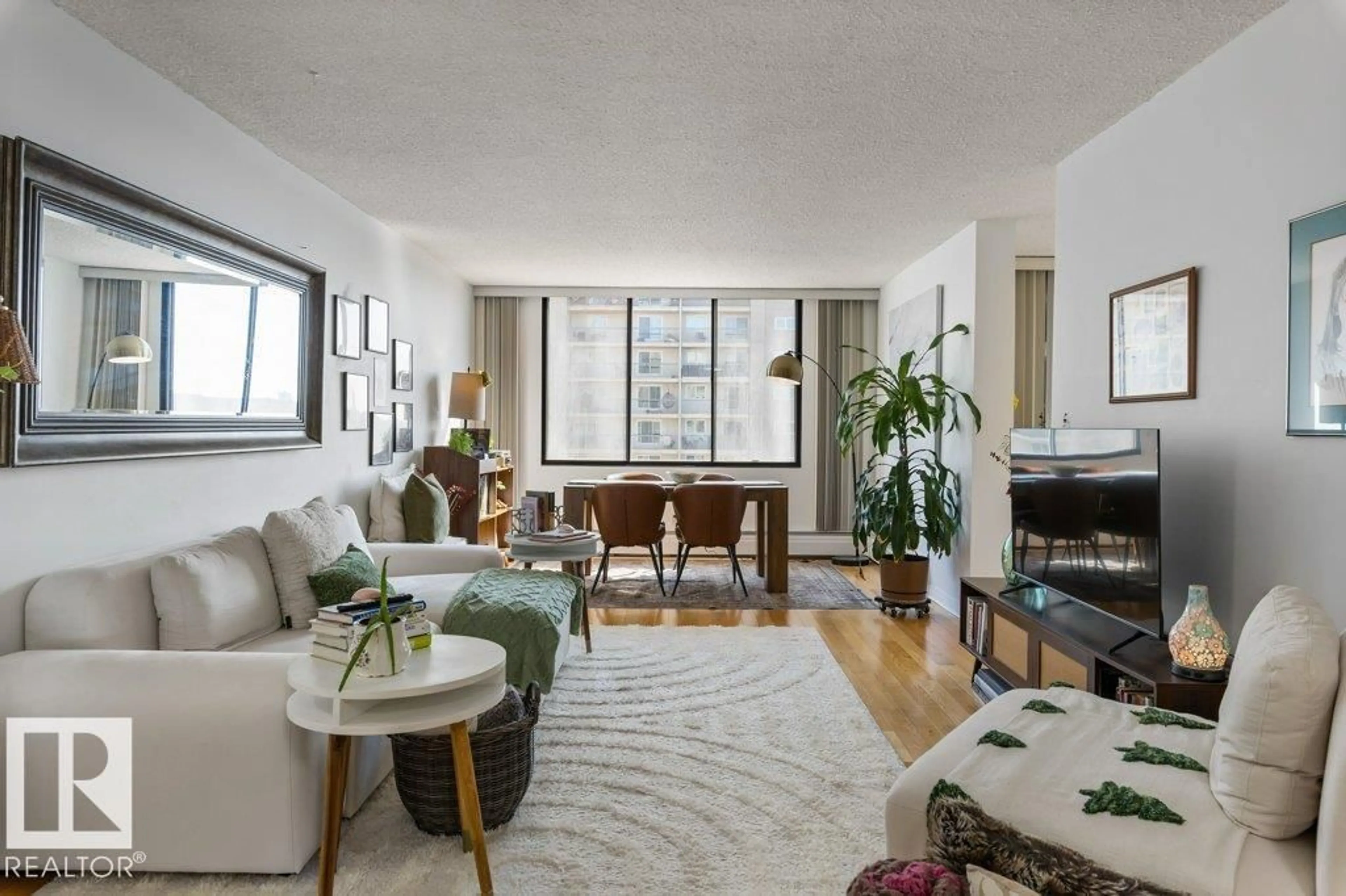 Living room with furniture, unknown for #1403 - 9808 103 ST, Edmonton Alberta T5K2G4