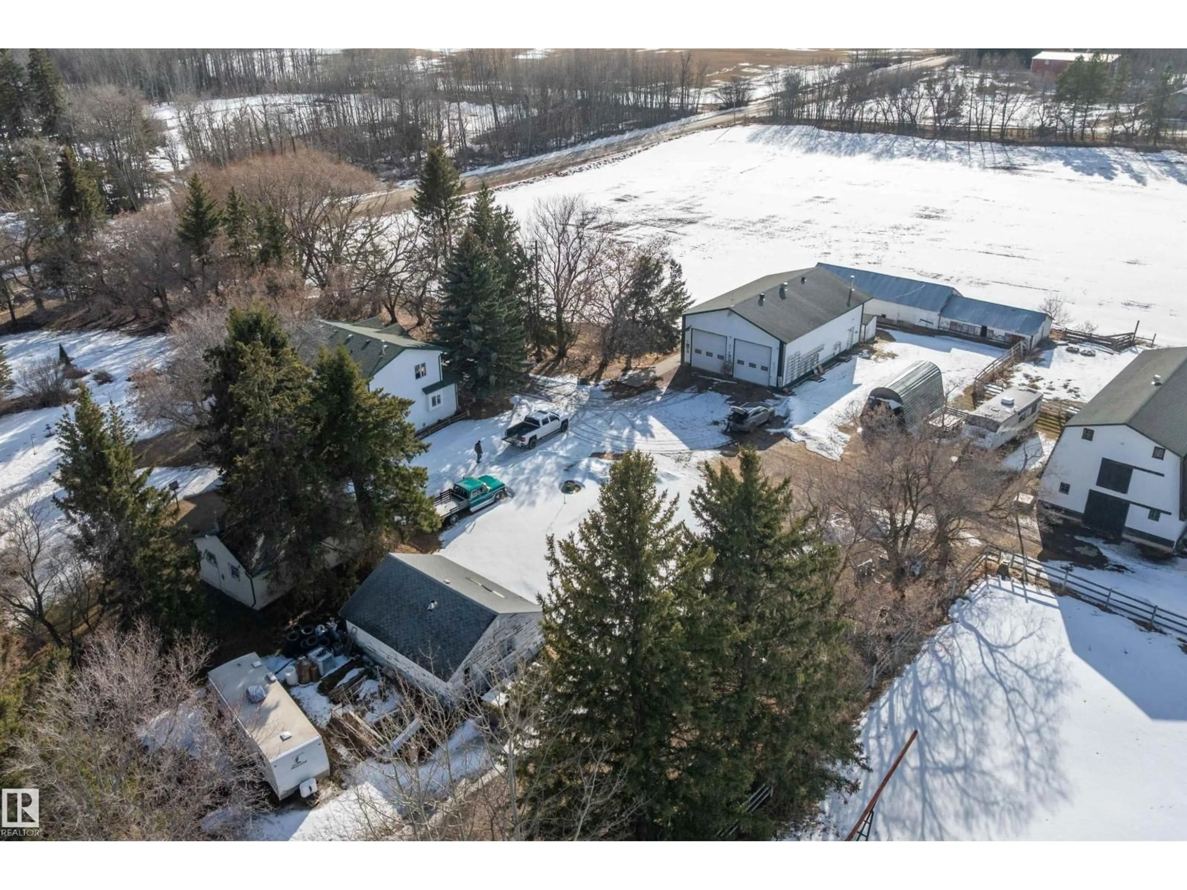 A pic from outside/outdoor area/front of a property/back of a property/a pic from drone, unknown for 2214A TWP ROAD 534, Rural Lac Ste. Anne County Alberta T0E1V0