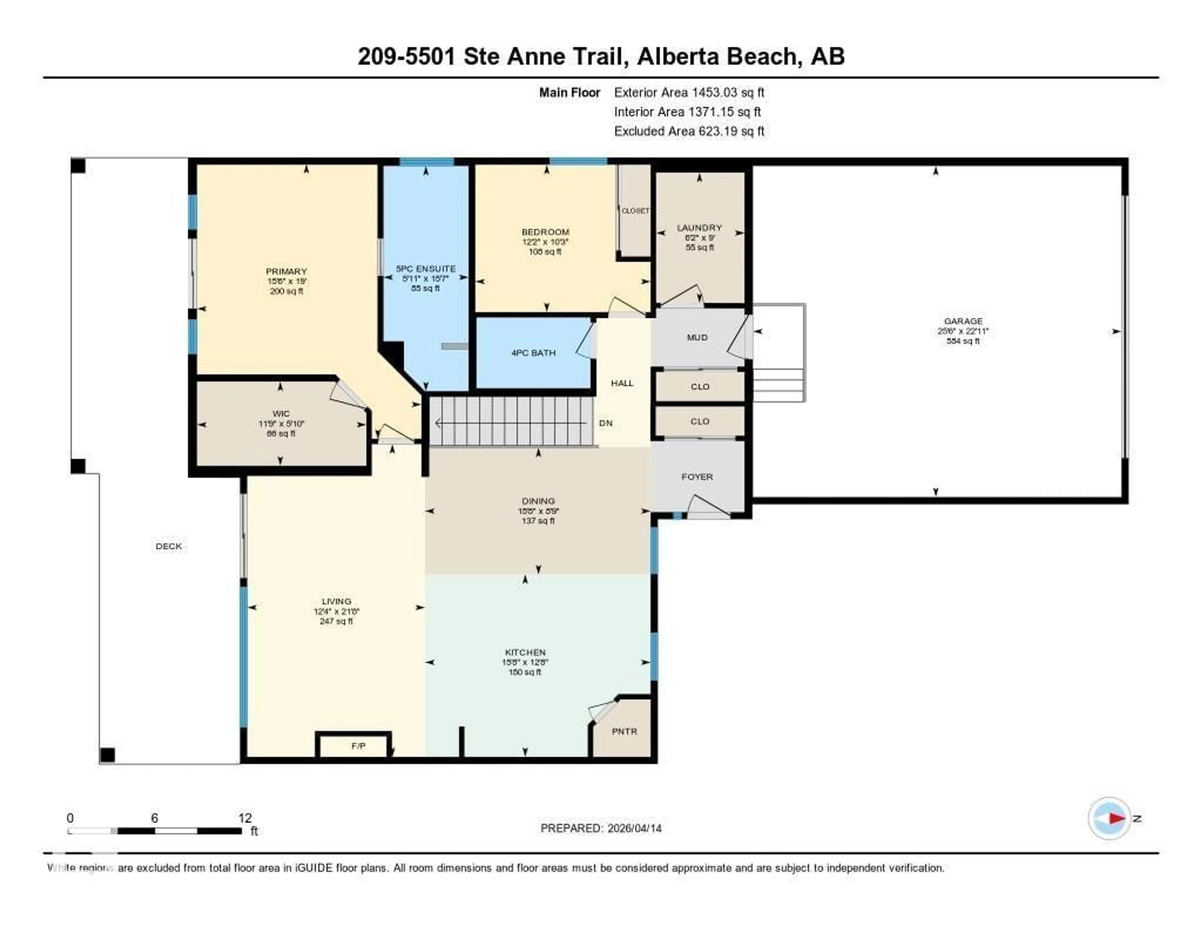 Floor plan for #209 - 55101 STE. ANNE TR, Rural Lac Ste. Anne County Alberta T0E1A1