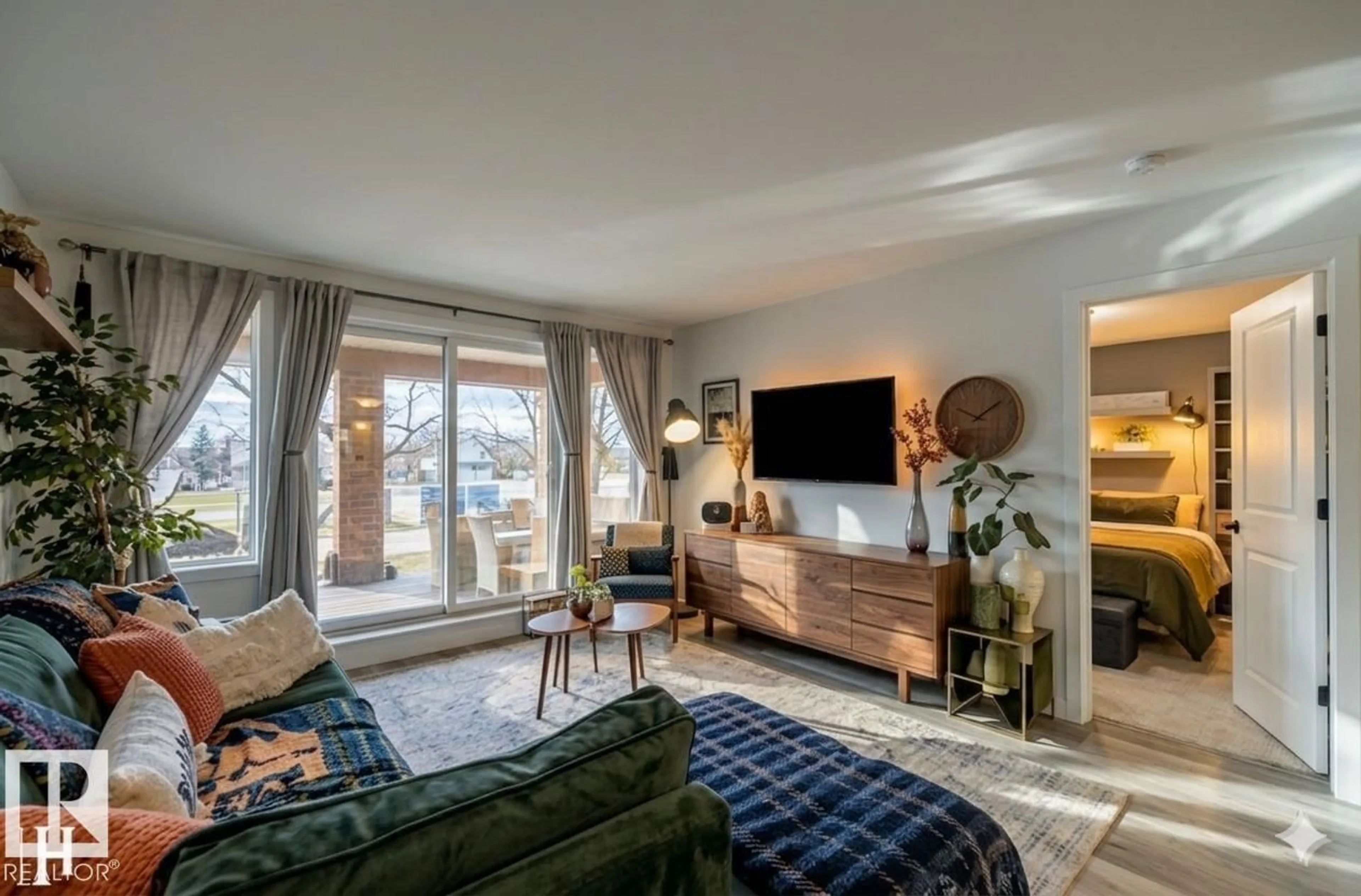 Living room with furniture, unknown for 400 PALISADES WY, Sherwood Park Alberta T8H0H4