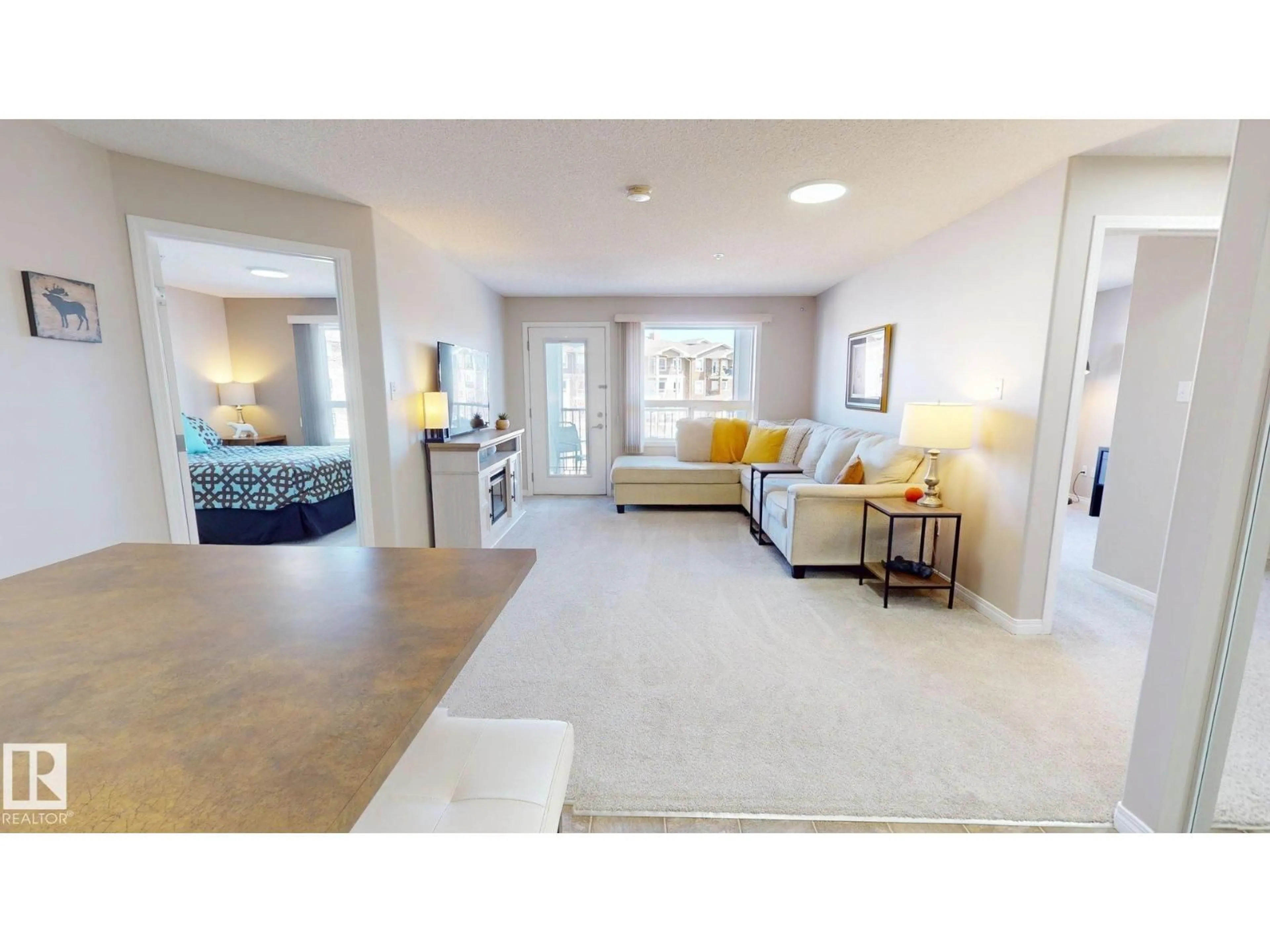 Living room with furniture, unknown for 1302 SIMPSON DR, Edmonton Alberta T6R0N2