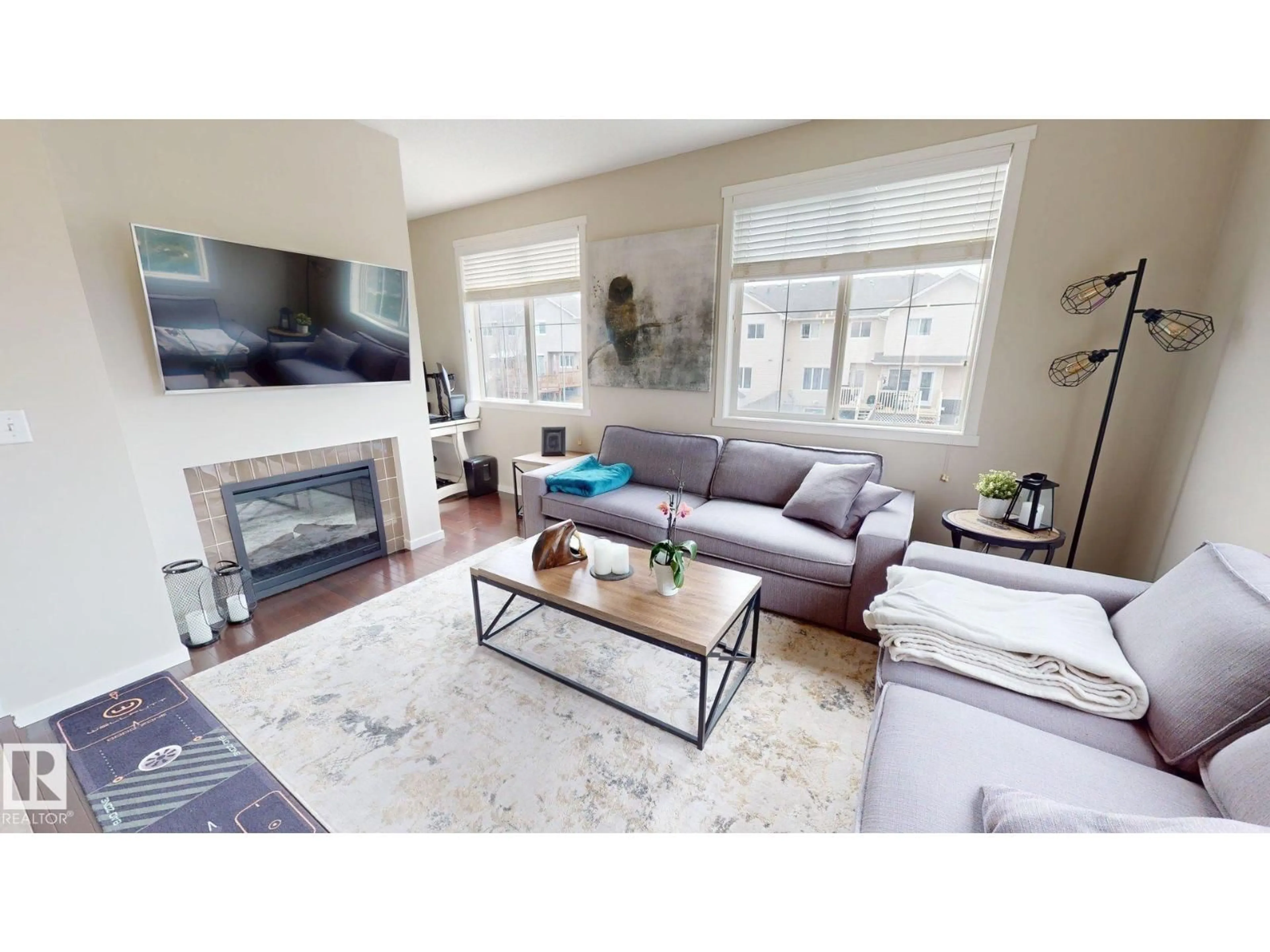 Living room with furniture, unknown for 105 - 603 WATT BV, Edmonton Alberta T6X0P3