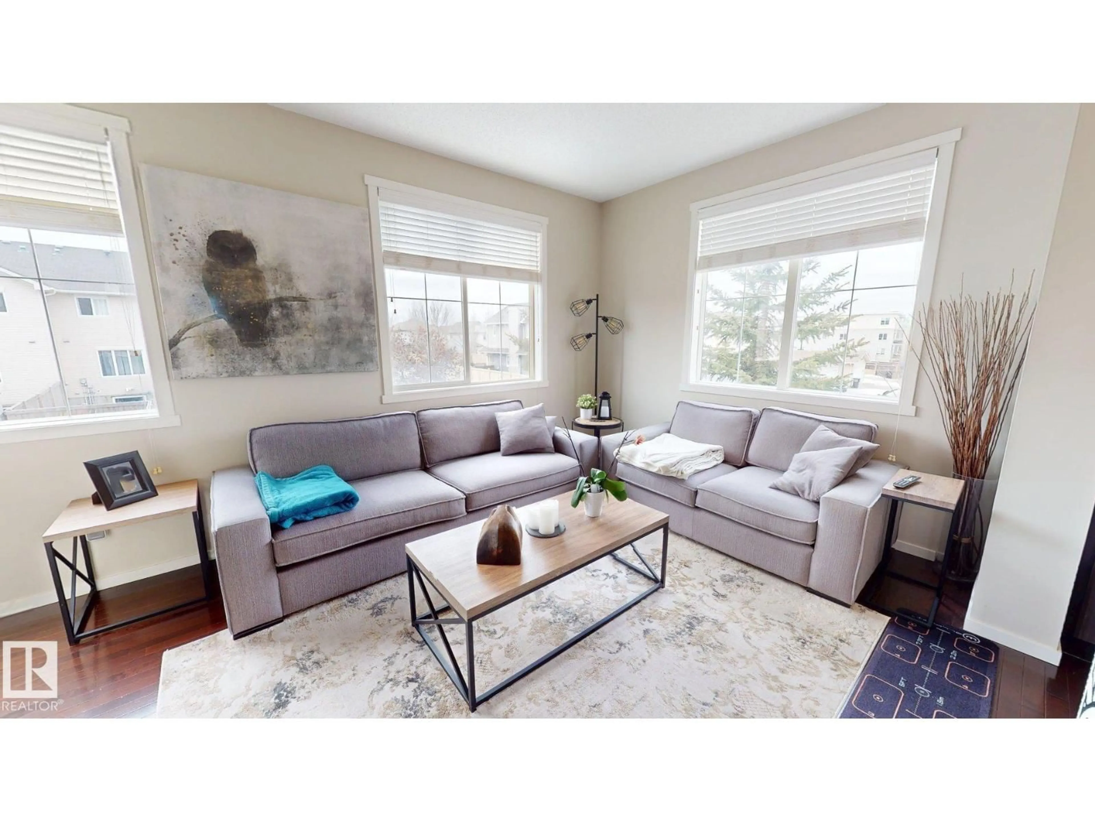 Living room with furniture, unknown for 105 - 603 WATT BV, Edmonton Alberta T6X0P3