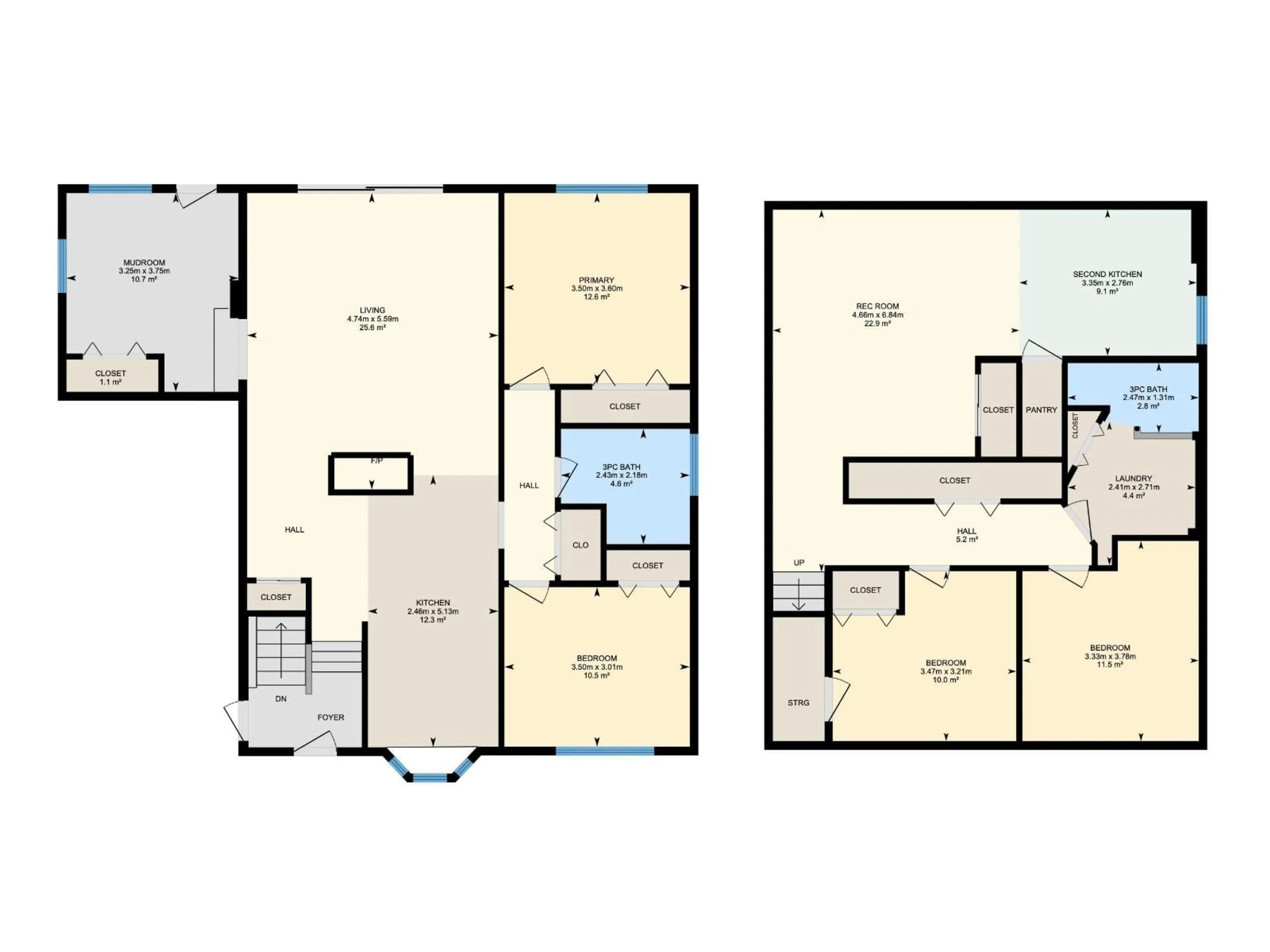 Floor plan for NW - 9523 134 AV, Edmonton Alberta T5E1H8