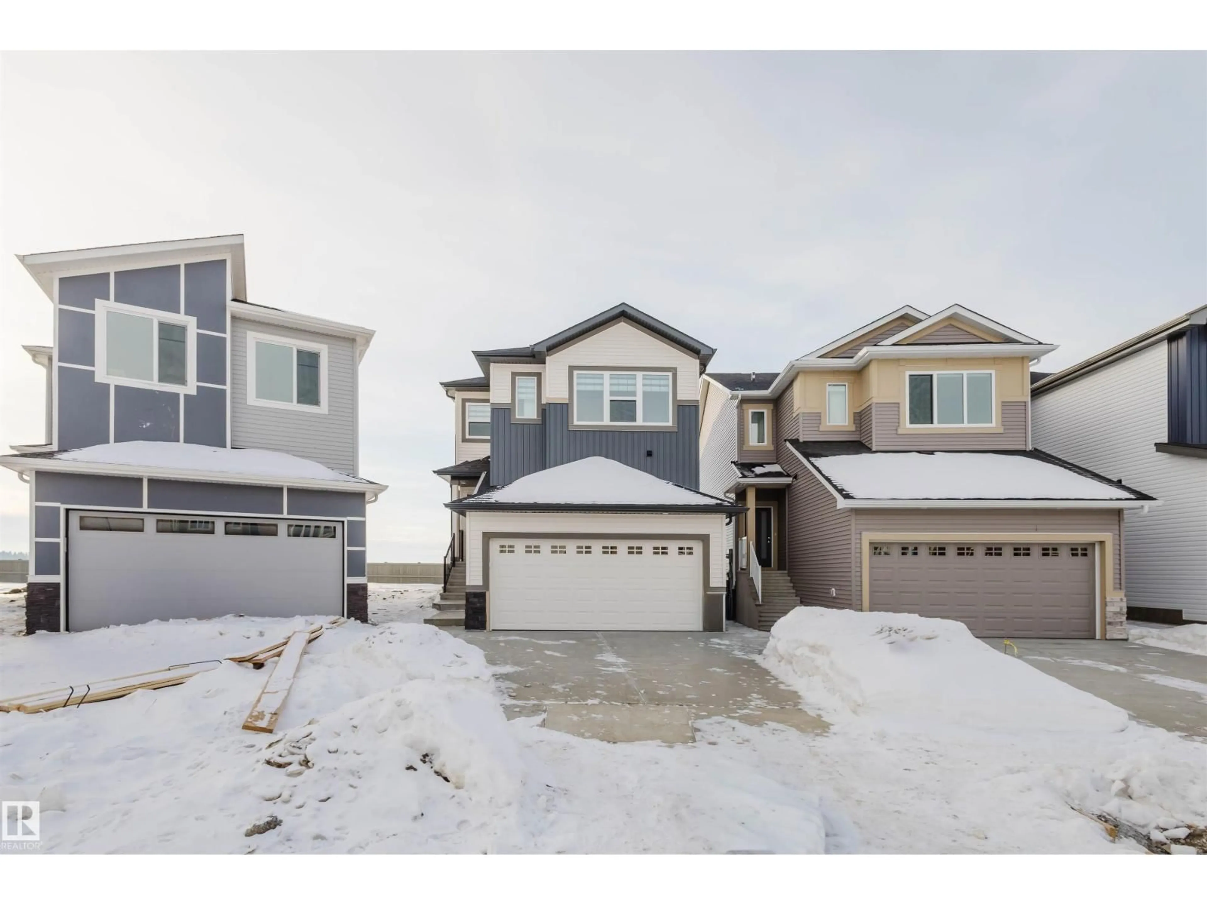 A pic from outside/outdoor area/front of a property/back of a property/a pic from drone, street for 4104 67 ST, Beaumont Alberta T4X3E9