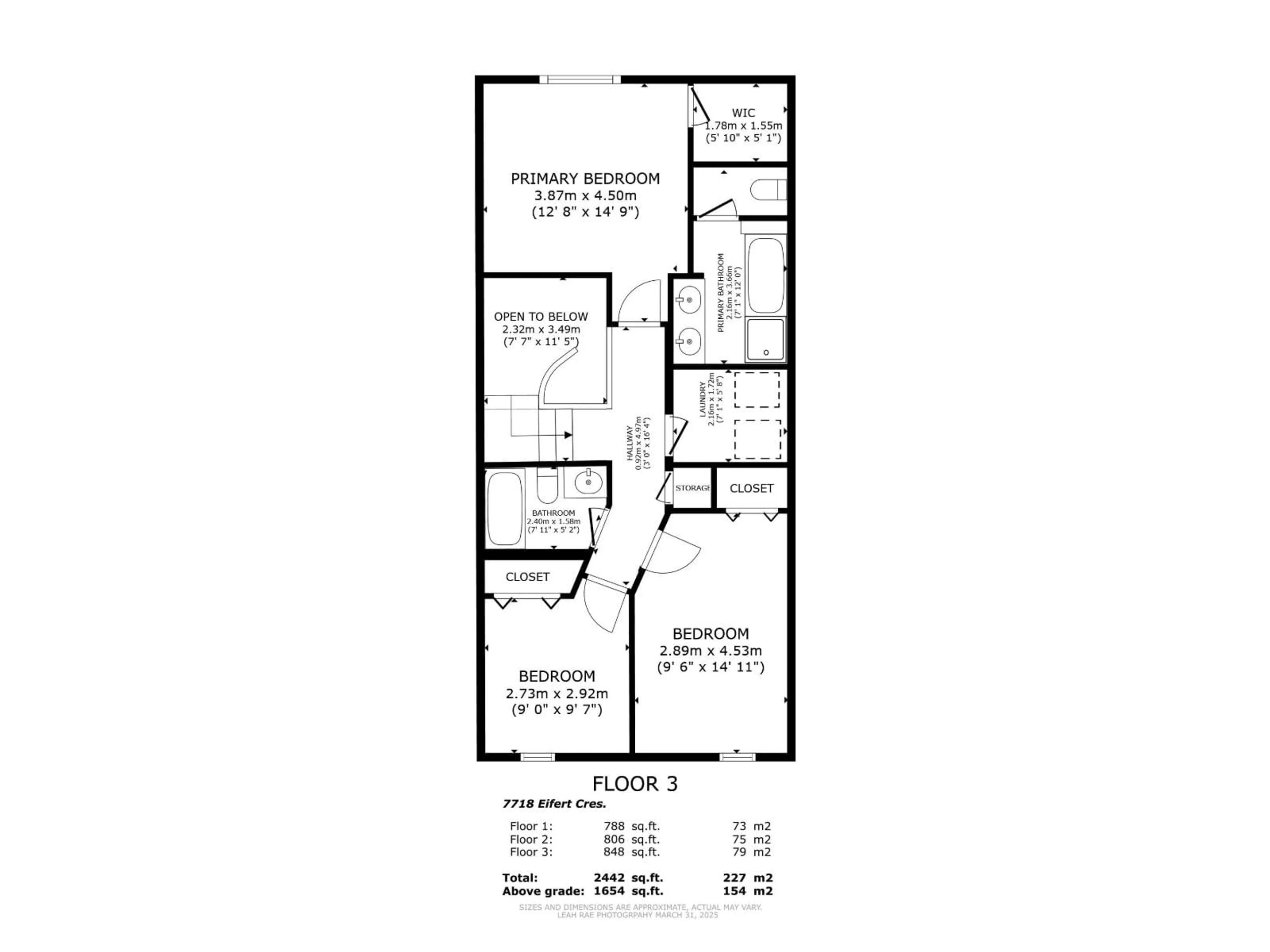 Floor plan for 7718 EIFERT CR, Edmonton Alberta T6M0W2