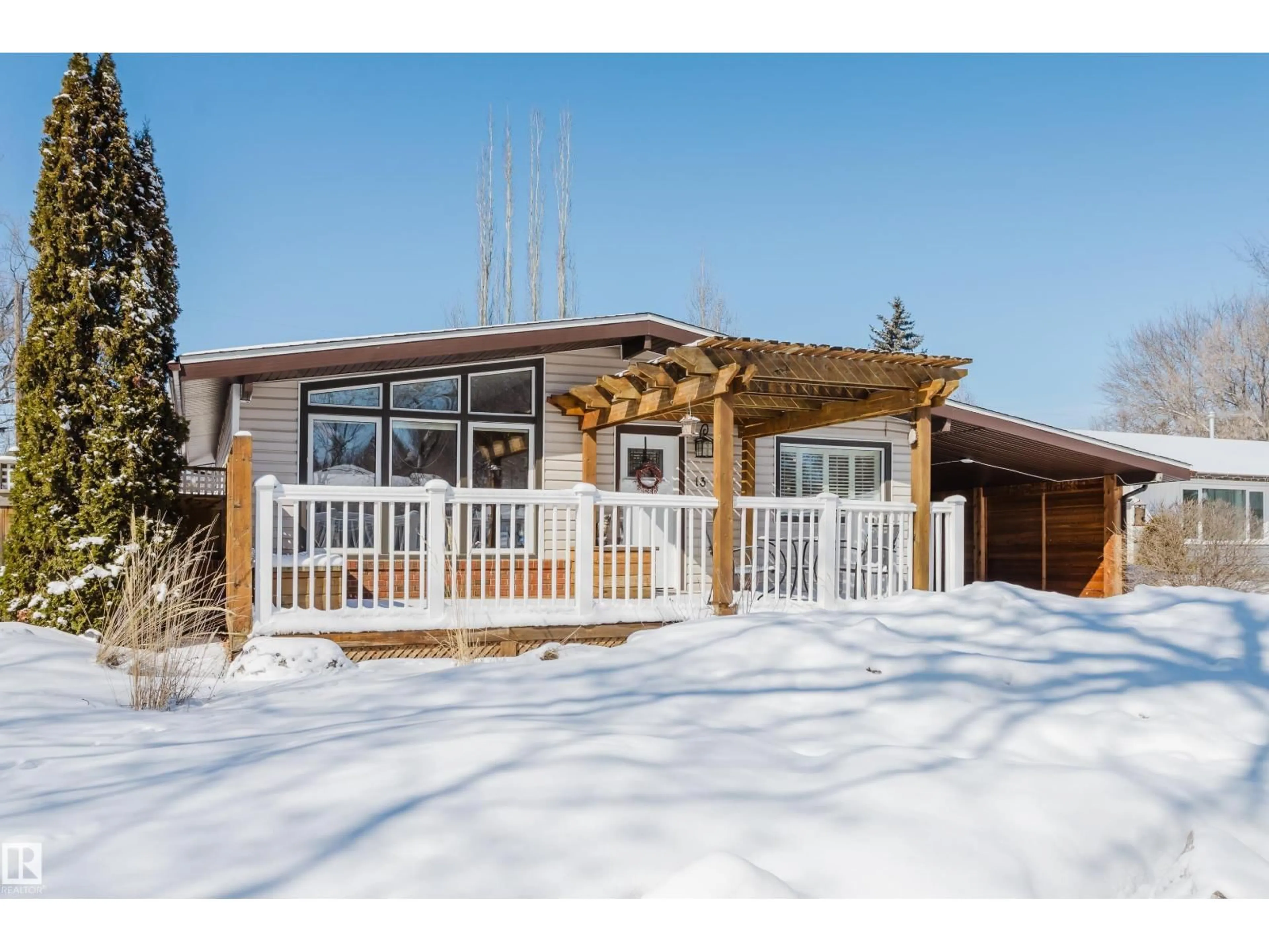 Home with vinyl exterior material, street for 13 SORREL CR, St. Albert Alberta T8N0K4