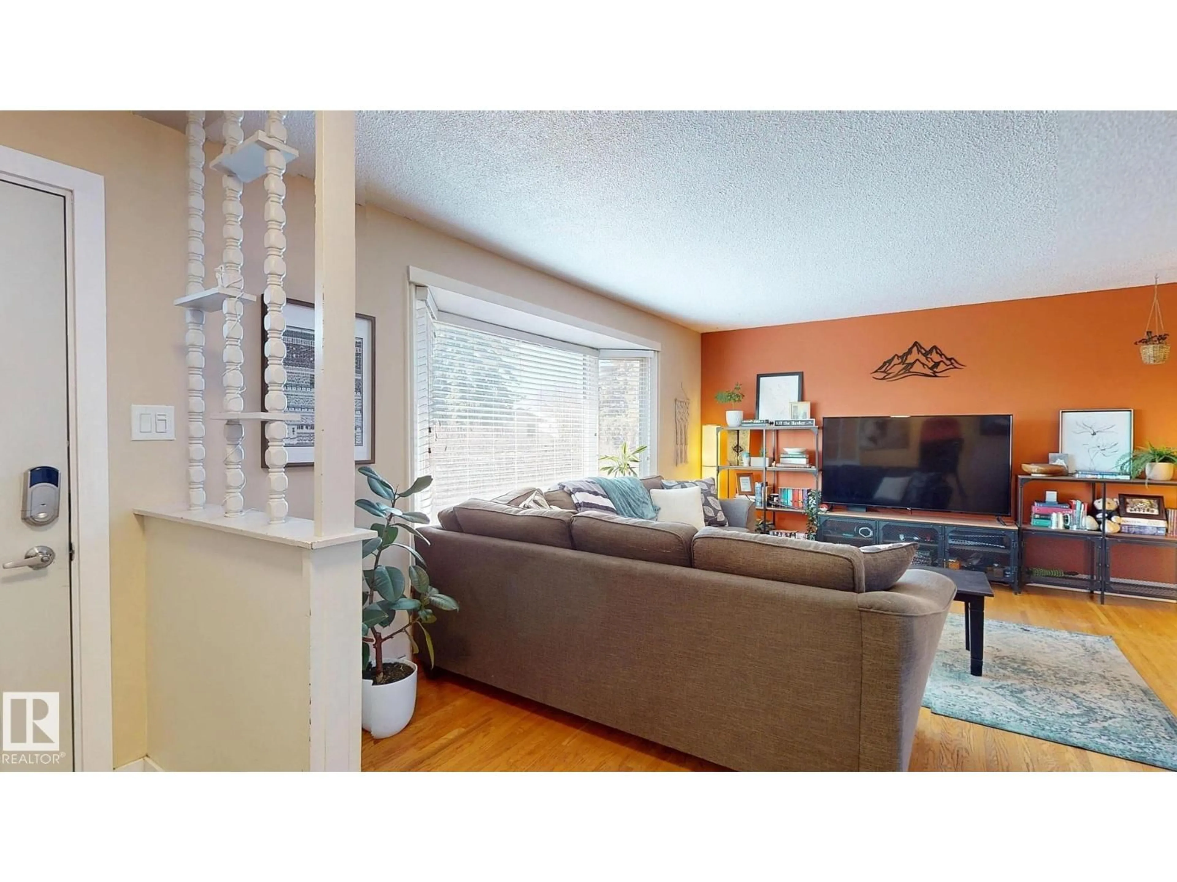 Living room with furniture, unknown for A - 16724 79 AV, Edmonton Alberta T5R3J5